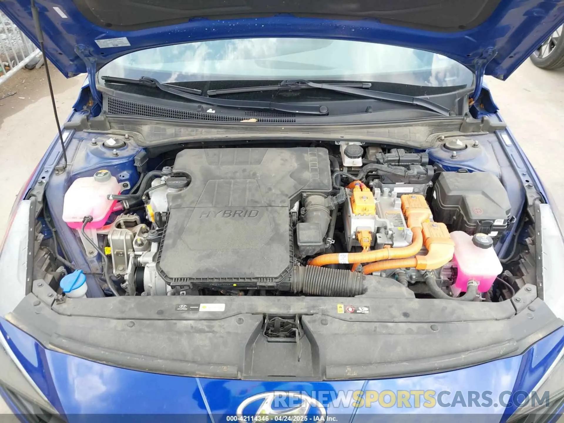 10 Photograph of a damaged car KMHLM4AJ8PU033326 HYUNDAI ELANTRA HYBRID 2023