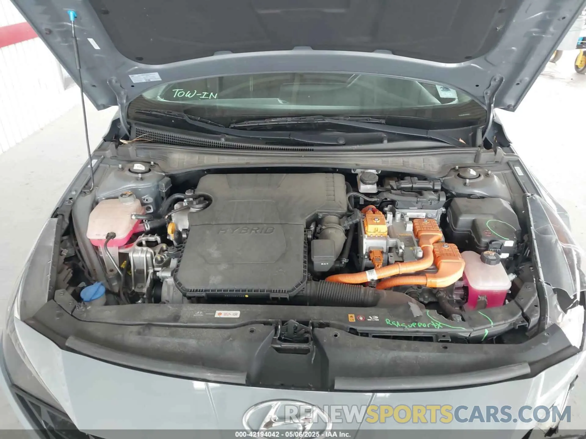 10 Photograph of a damaged car KMHLM4AJ9PU044562 HYUNDAI ELANTRA HYBRID 2023
