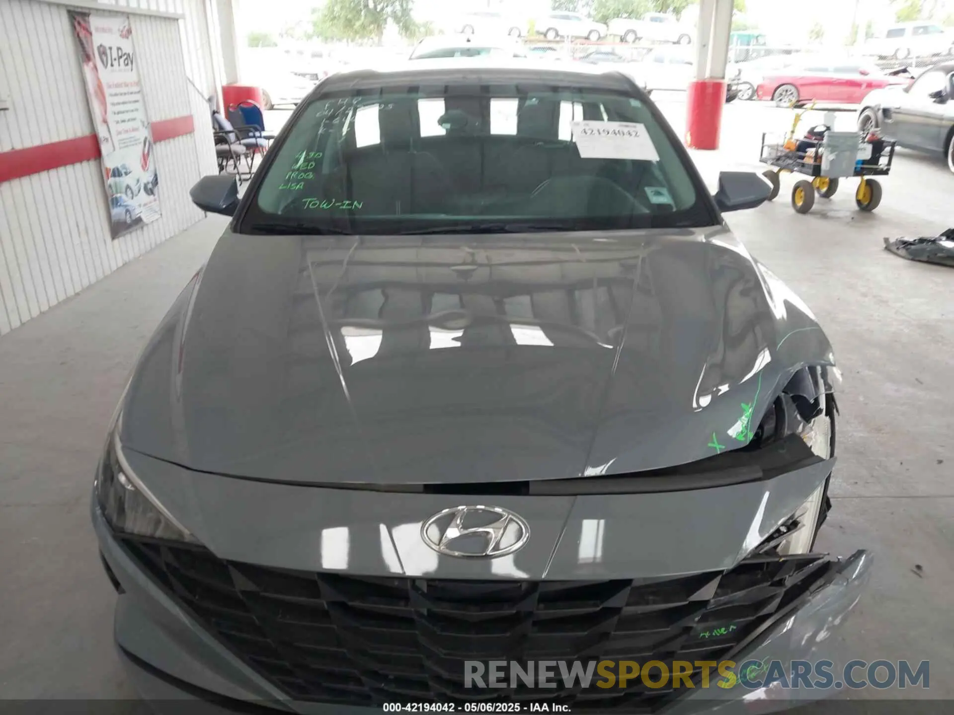 13 Photograph of a damaged car KMHLM4AJ9PU044562 HYUNDAI ELANTRA HYBRID 2023