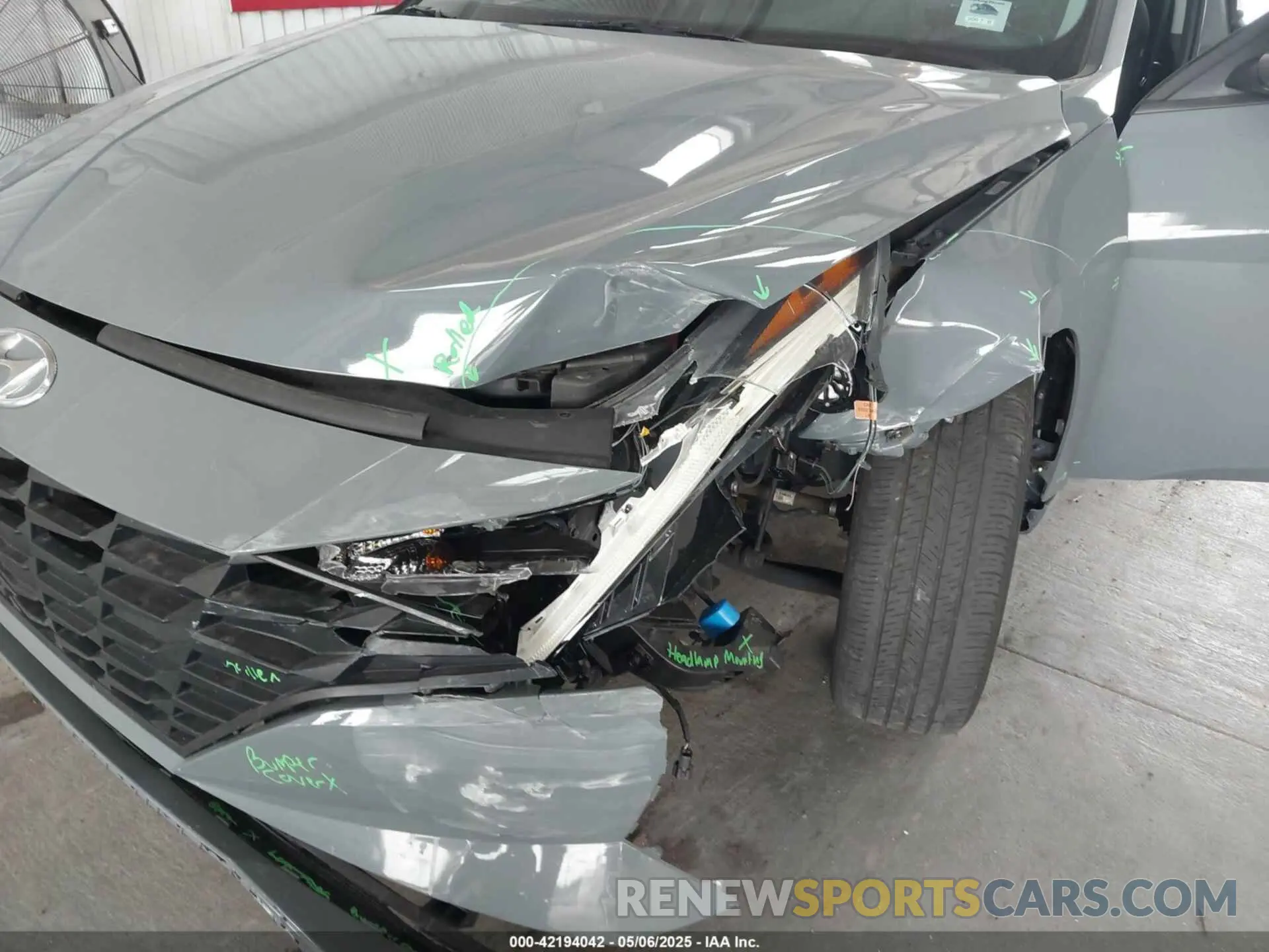 6 Photograph of a damaged car KMHLM4AJ9PU044562 HYUNDAI ELANTRA HYBRID 2023