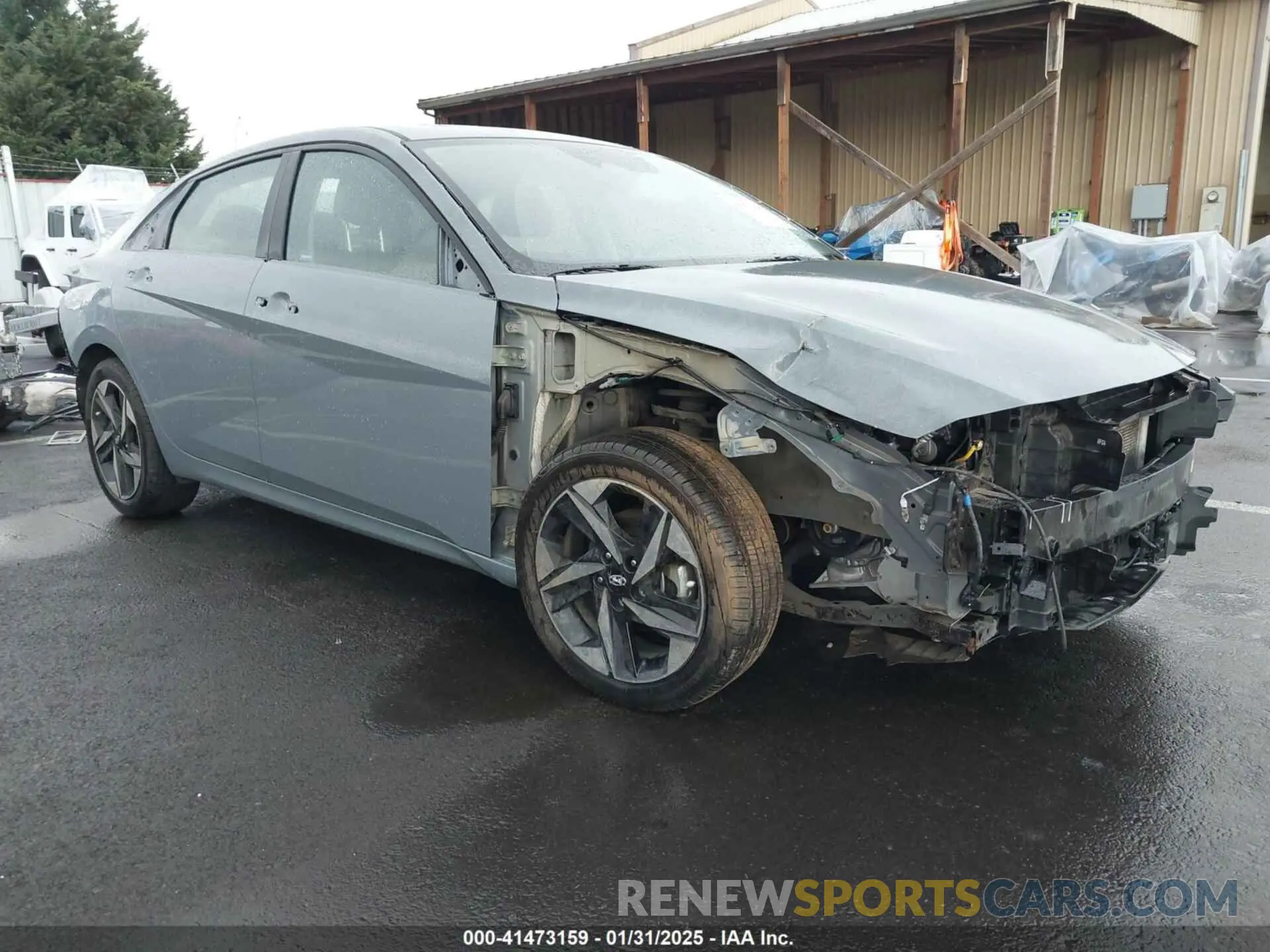 1 Фотография поврежденного автомобиля KMHLN4AJ0PU037383 HYUNDAI ELANTRA HYBRID 2023