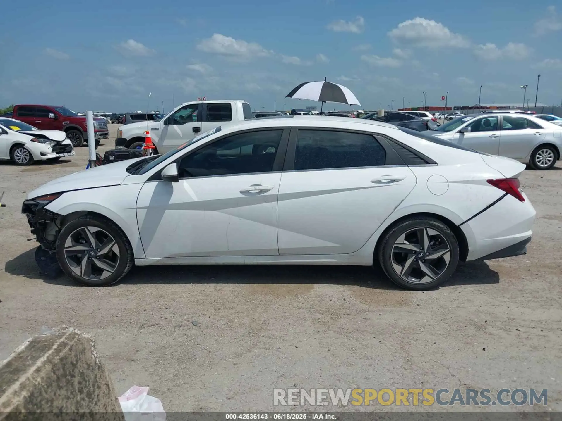 14 Photograph of a damaged car KMHLN4AJ0PU046651 HYUNDAI ELANTRA HYBRID 2023