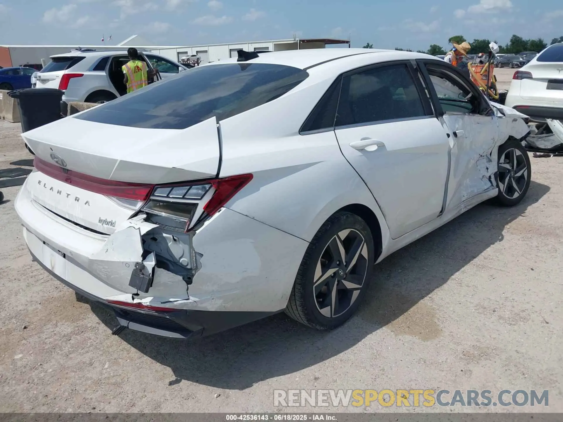 4 Photograph of a damaged car KMHLN4AJ0PU046651 HYUNDAI ELANTRA HYBRID 2023