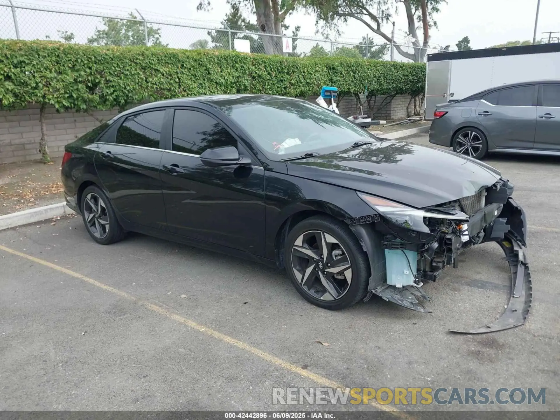 1 Photograph of a damaged car KMHLN4AJ0PU065863 HYUNDAI ELANTRA HYBRID 2023