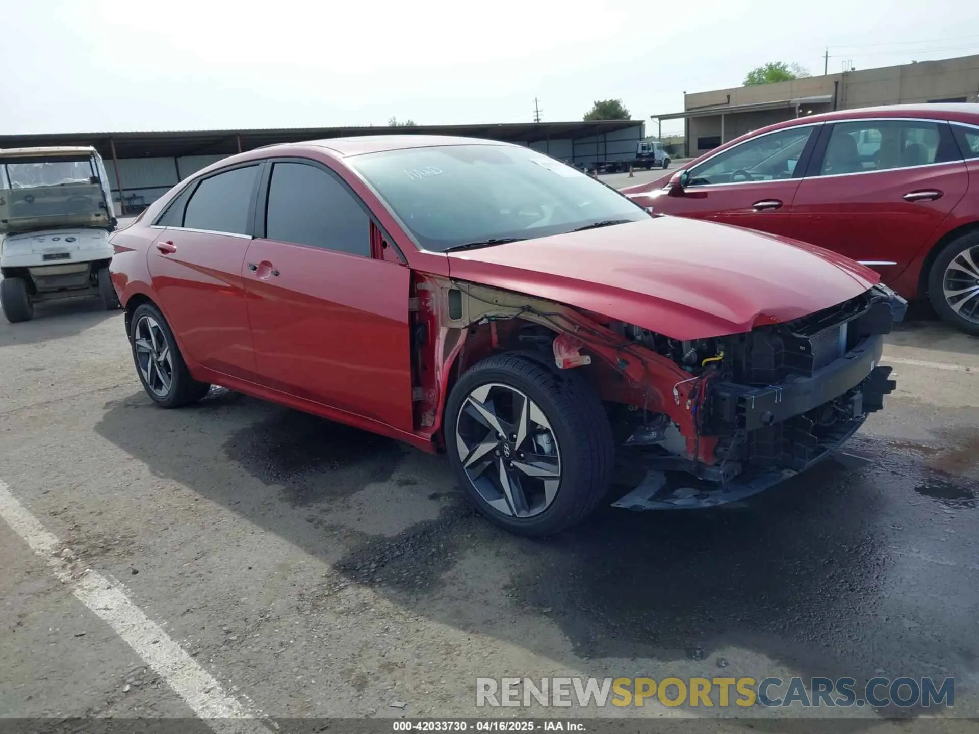 1 Фотография поврежденного автомобиля KMHLN4AJ1PU051115 HYUNDAI ELANTRA HYBRID 2023