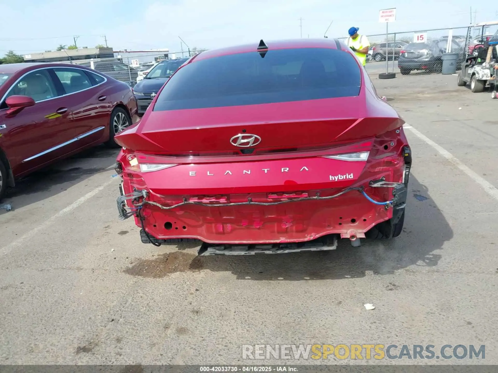 16 Фотография поврежденного автомобиля KMHLN4AJ1PU051115 HYUNDAI ELANTRA HYBRID 2023