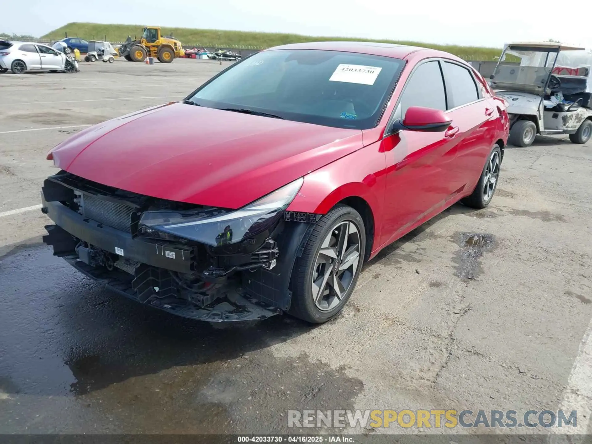 2 Фотография поврежденного автомобиля KMHLN4AJ1PU051115 HYUNDAI ELANTRA HYBRID 2023