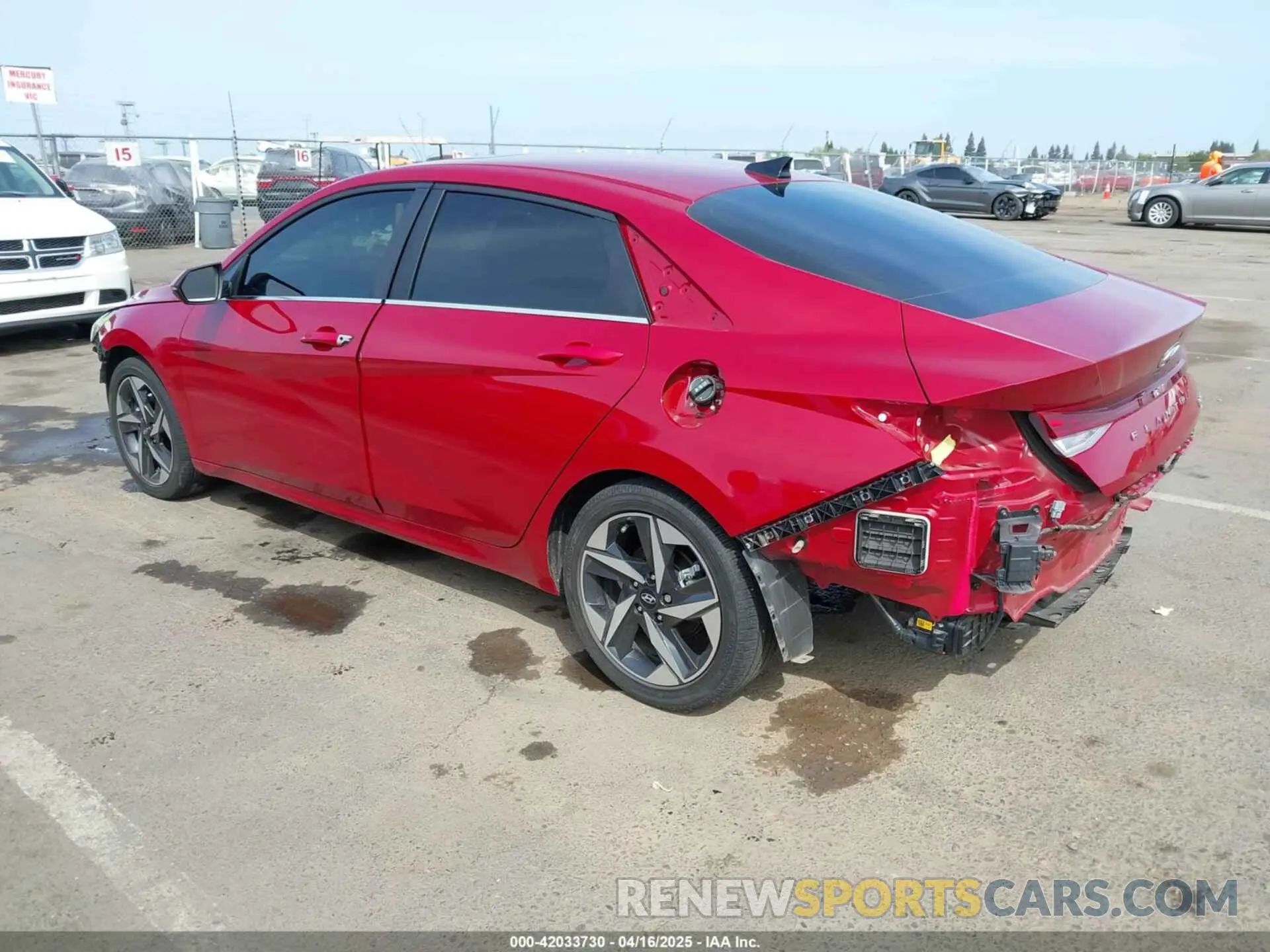 3 Фотография поврежденного автомобиля KMHLN4AJ1PU051115 HYUNDAI ELANTRA HYBRID 2023