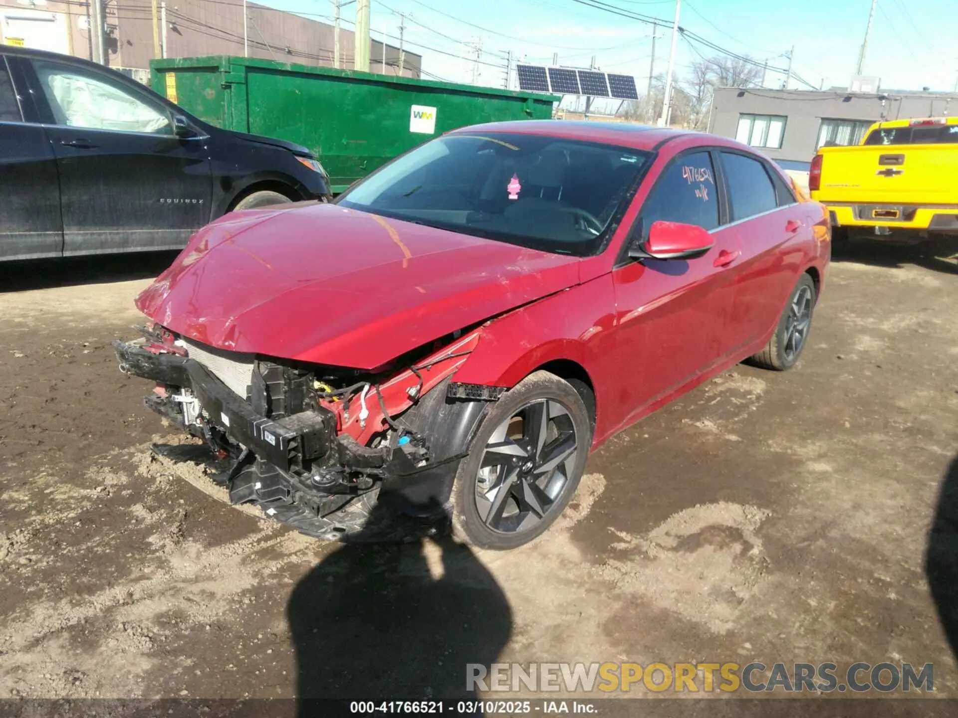 2 Photograph of a damaged car KMHLN4AJ1PU057528 HYUNDAI ELANTRA HYBRID 2023
