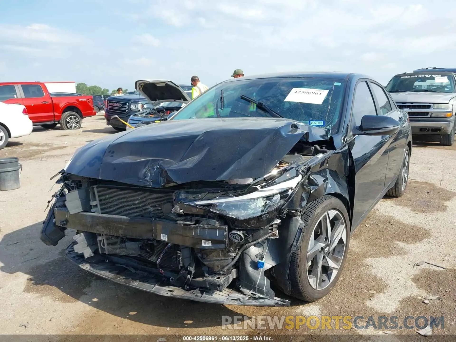 2 Photograph of a damaged car KMHLN4AJ2PU039104 HYUNDAI ELANTRA HYBRID 2023