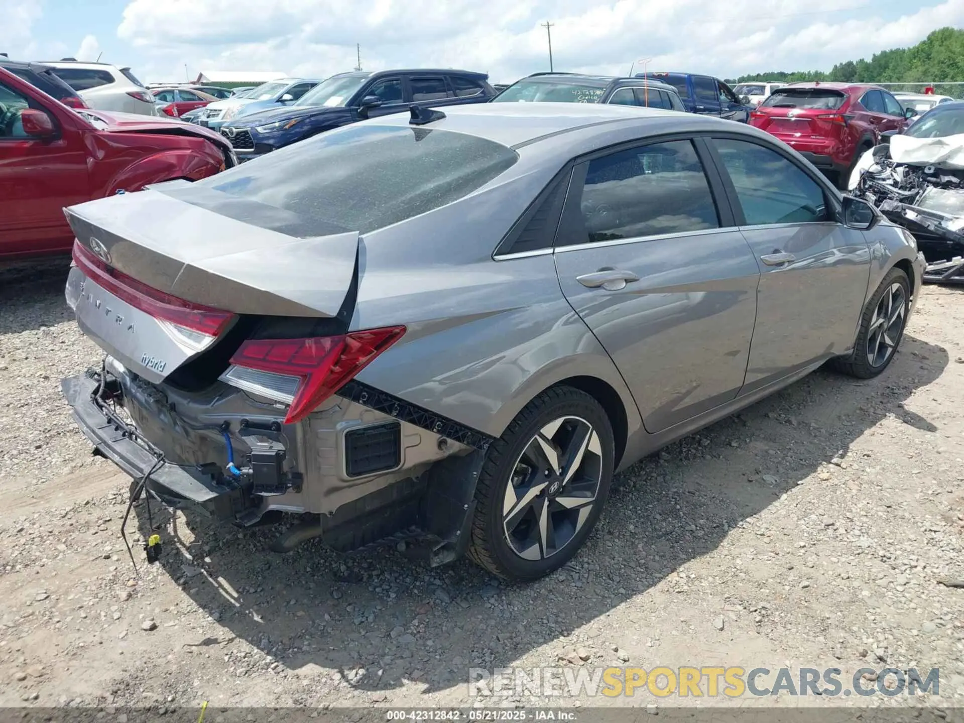 4 Photograph of a damaged car KMHLN4AJ2PU086259 HYUNDAI ELANTRA HYBRID 2023