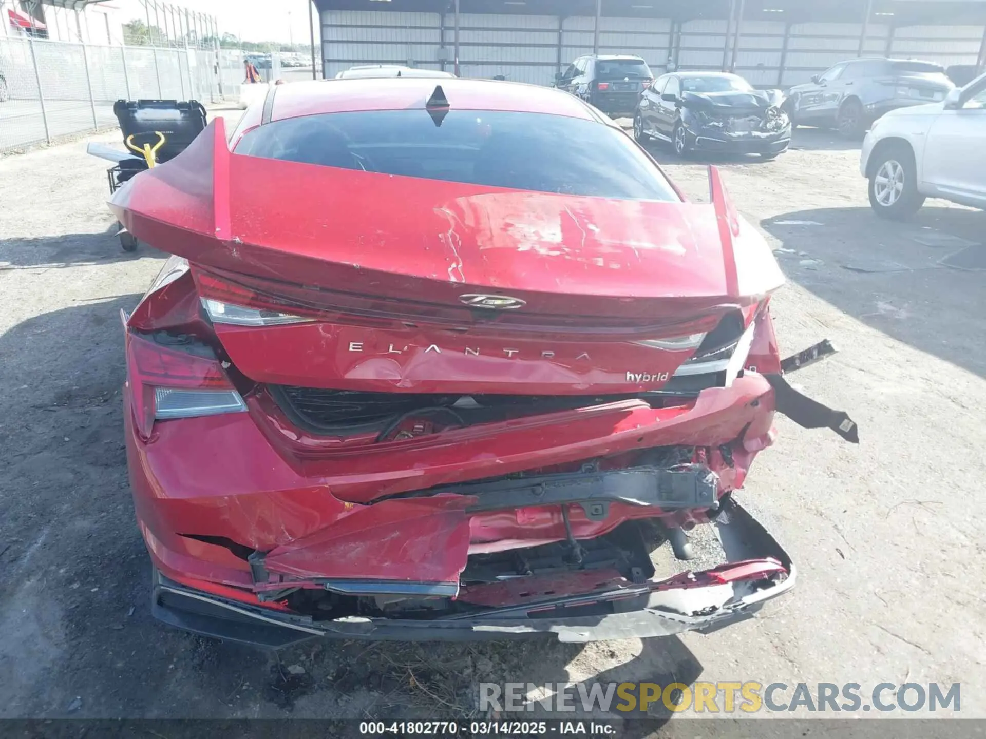 16 Photograph of a damaged car KMHLN4AJ3PU050791 HYUNDAI ELANTRA HYBRID 2023