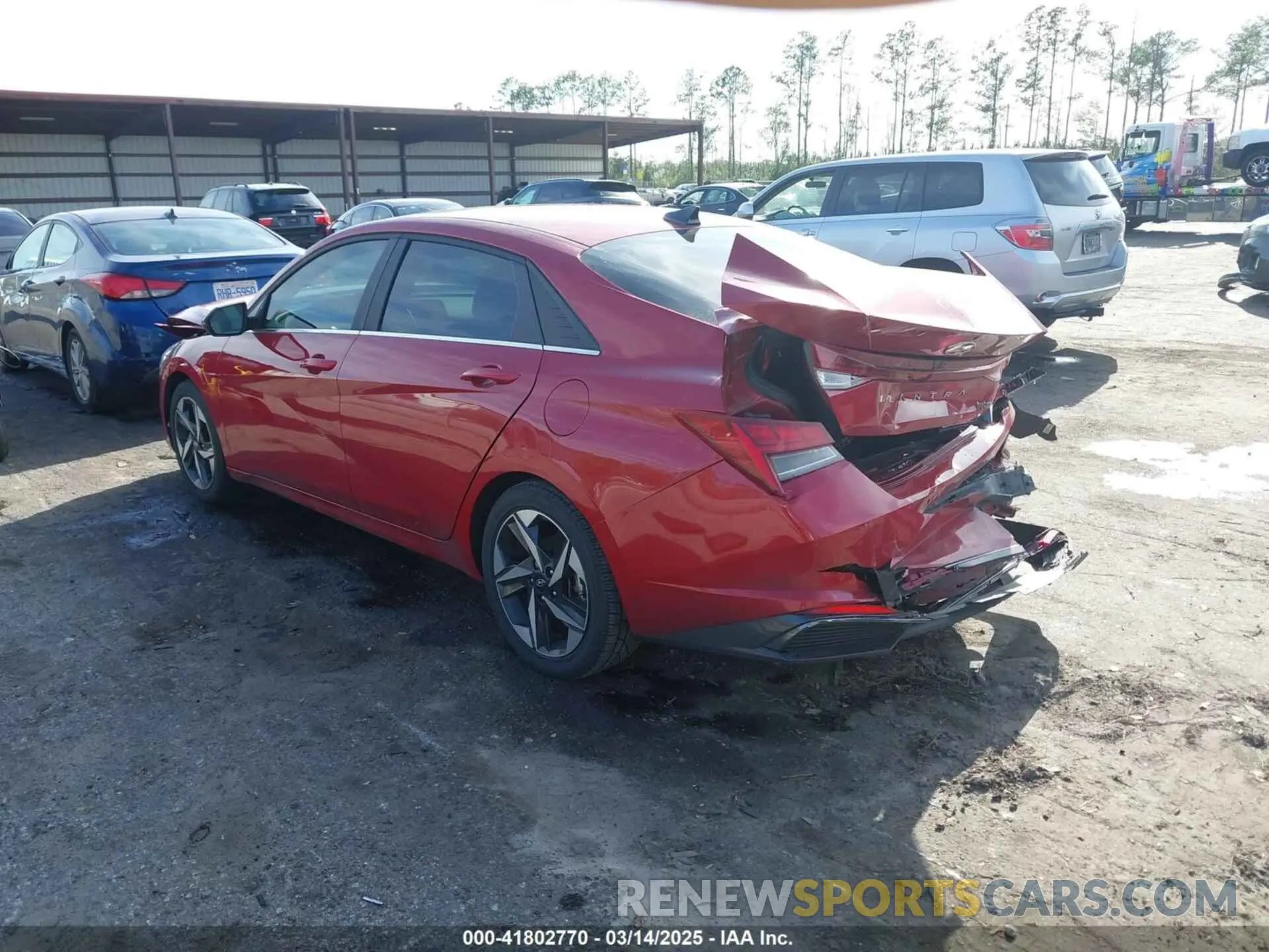 3 Photograph of a damaged car KMHLN4AJ3PU050791 HYUNDAI ELANTRA HYBRID 2023