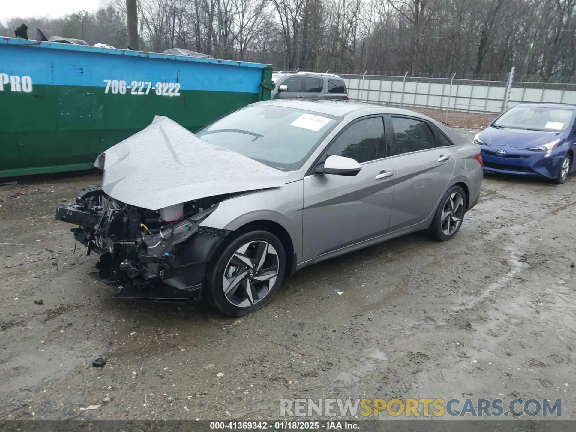 2 Photograph of a damaged car KMHLN4AJ3PU070846 HYUNDAI ELANTRA HYBRID 2023