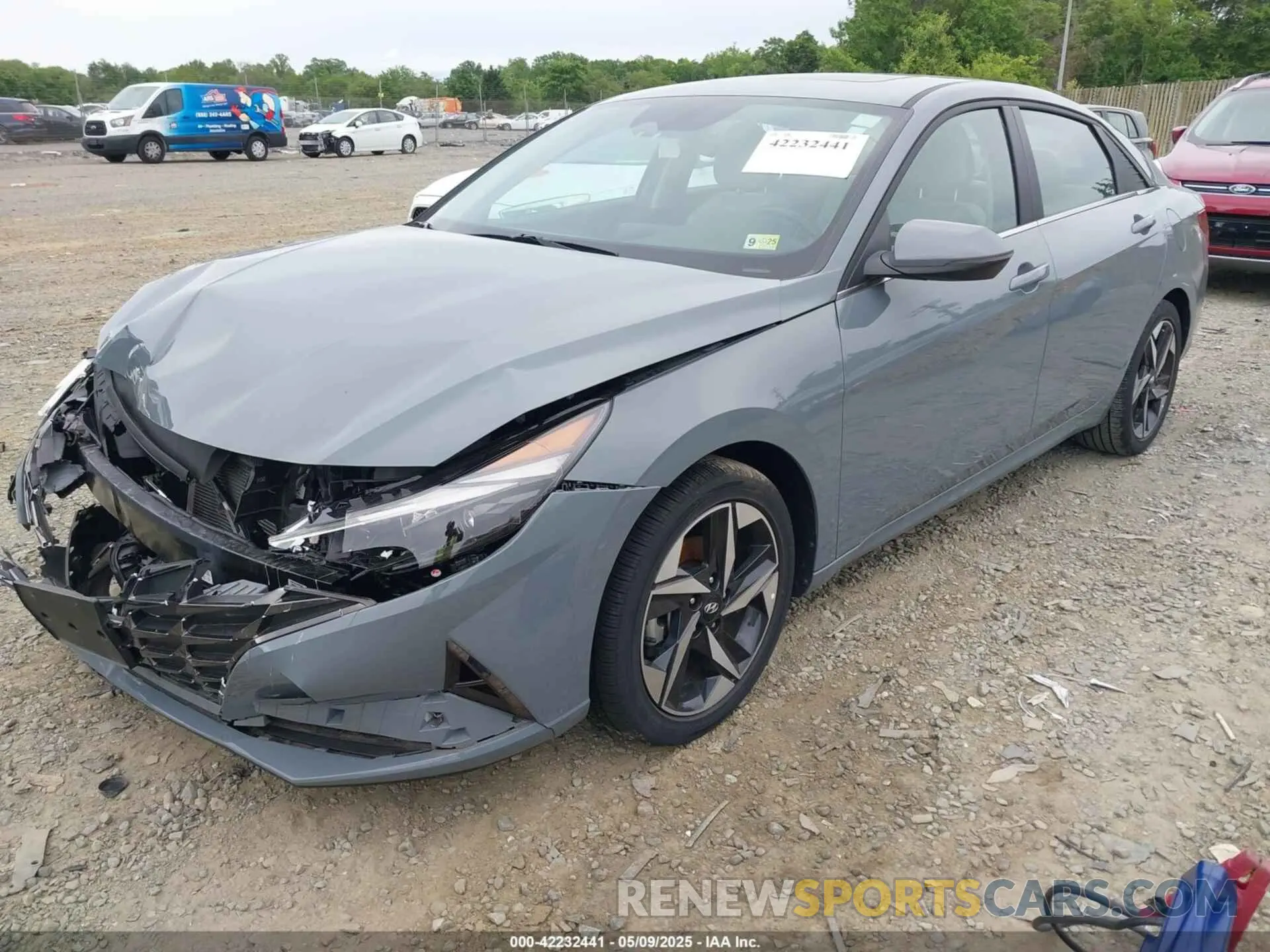2 Photograph of a damaged car KMHLN4AJ4PU038763 HYUNDAI ELANTRA HYBRID 2023