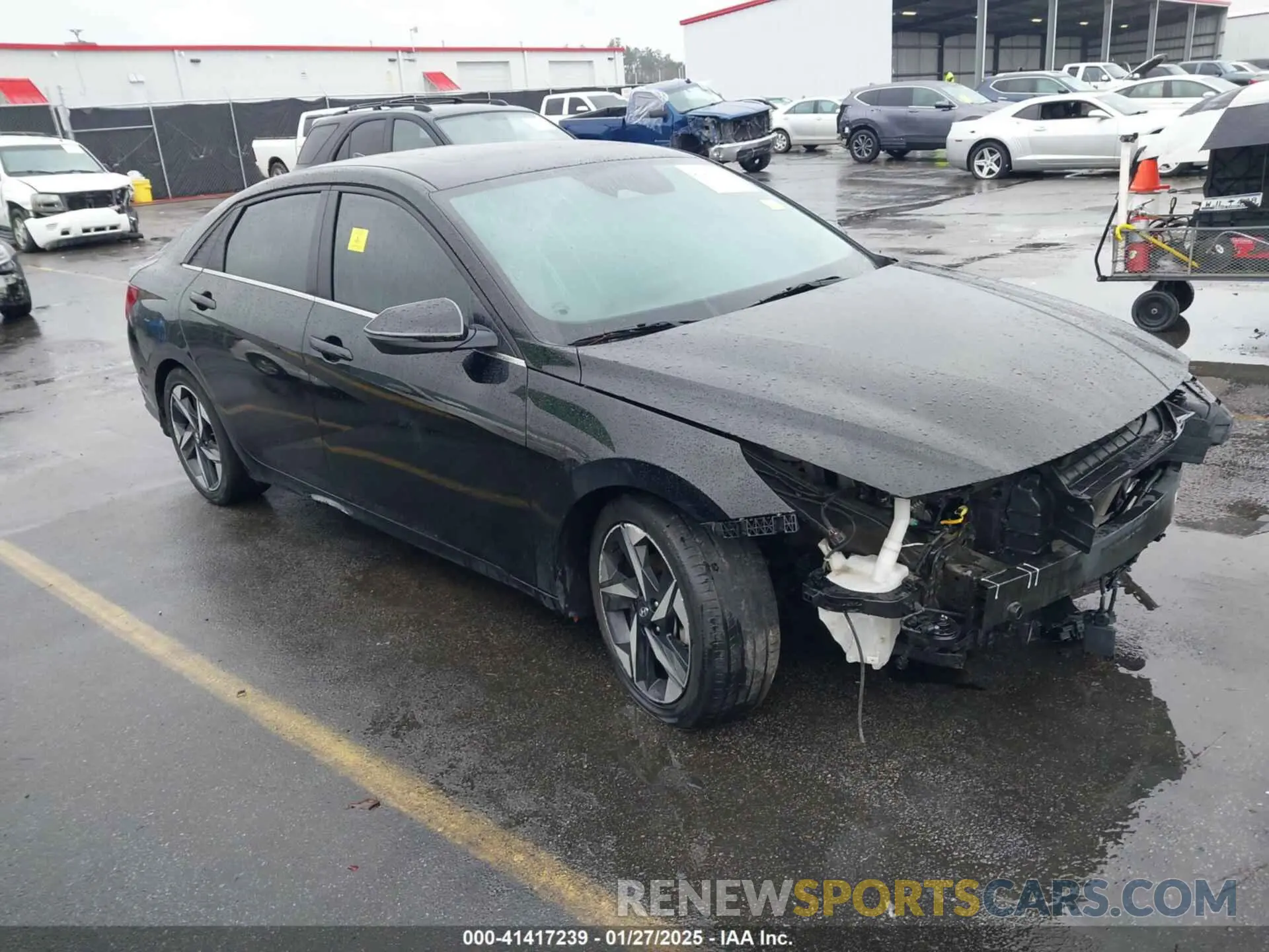 1 Фотография поврежденного автомобиля KMHLN4AJ4PU050654 HYUNDAI ELANTRA HYBRID 2023