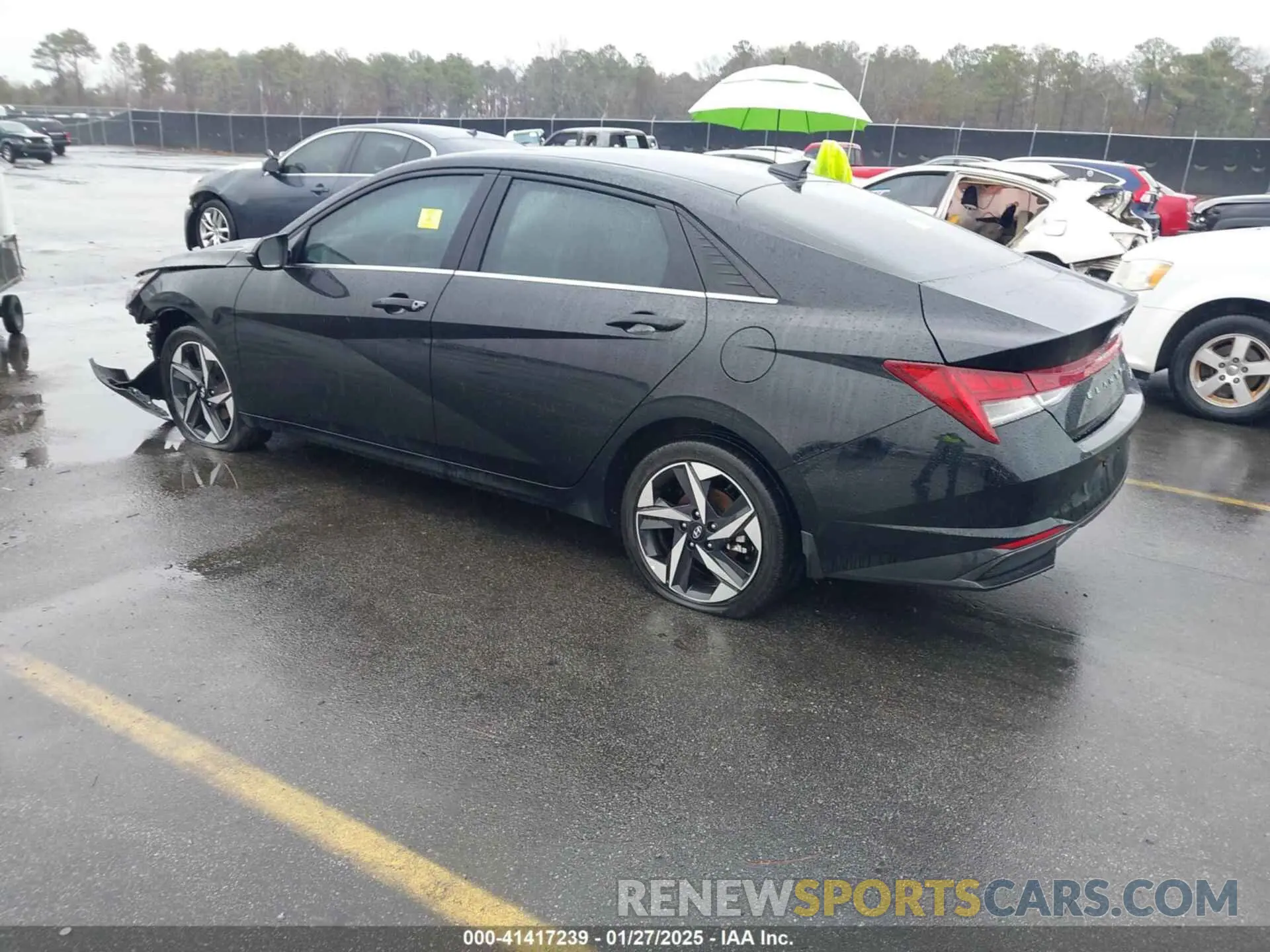 3 Фотография поврежденного автомобиля KMHLN4AJ4PU050654 HYUNDAI ELANTRA HYBRID 2023
