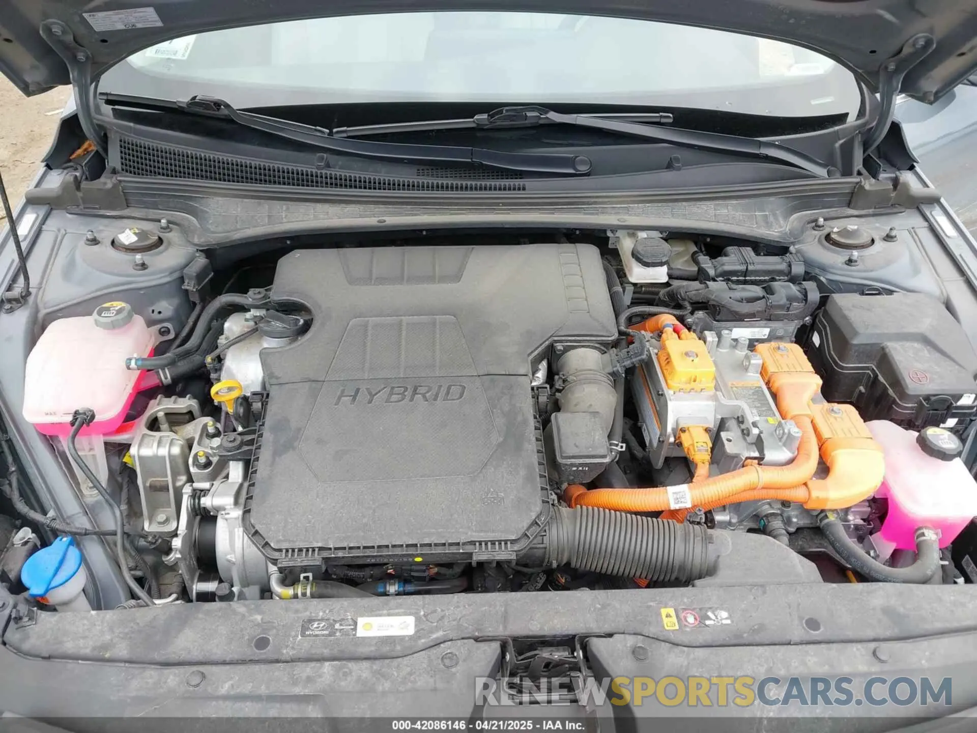 10 Фотография поврежденного автомобиля KMHLN4AJ5PU048153 HYUNDAI ELANTRA HYBRID 2023