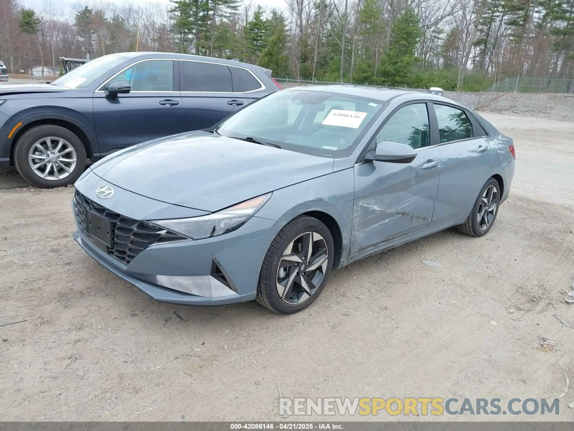 2 Фотография поврежденного автомобиля KMHLN4AJ5PU048153 HYUNDAI ELANTRA HYBRID 2023