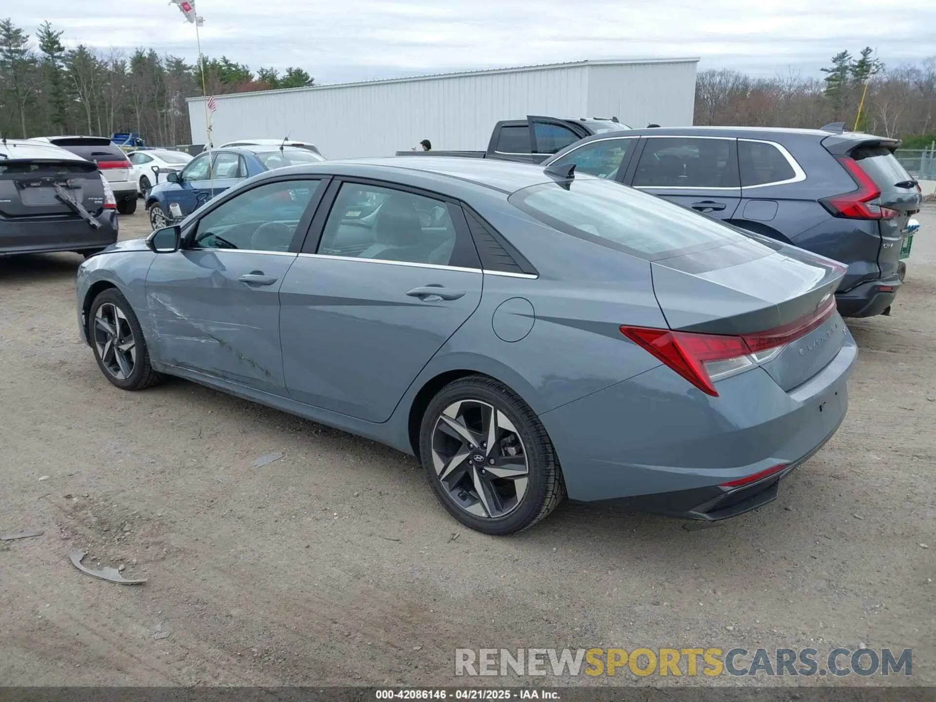 3 Фотография поврежденного автомобиля KMHLN4AJ5PU048153 HYUNDAI ELANTRA HYBRID 2023
