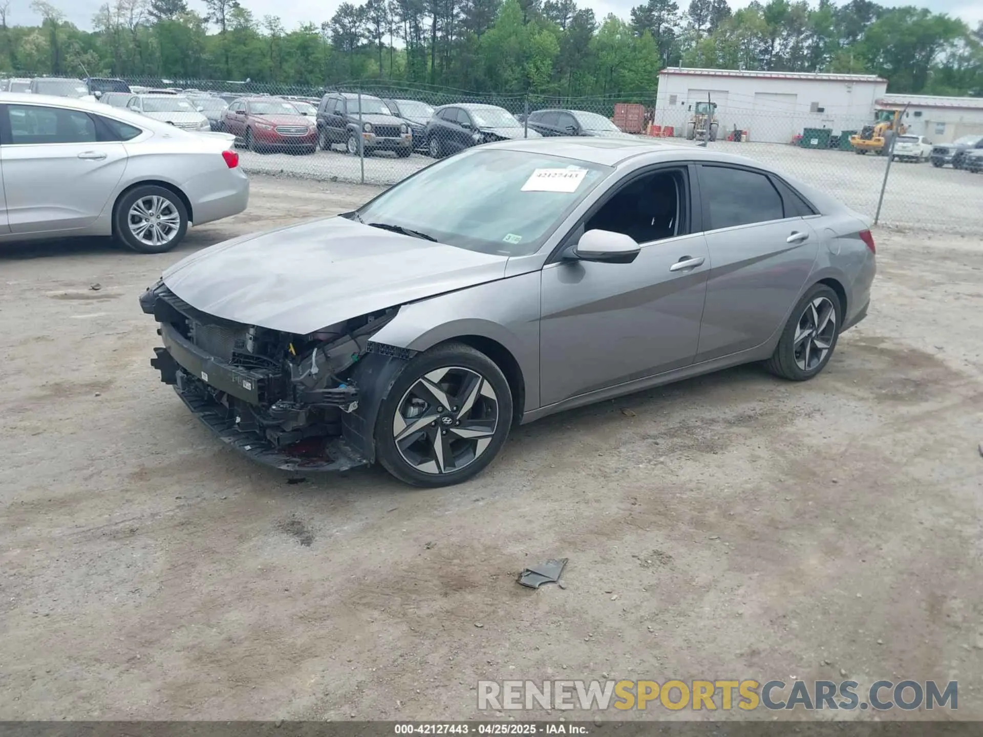 2 Фотография поврежденного автомобиля KMHLN4AJ5PU062604 HYUNDAI ELANTRA HYBRID 2023