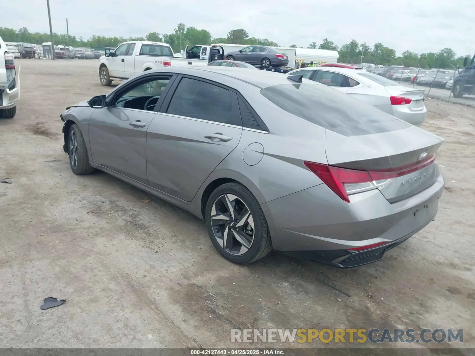 3 Фотография поврежденного автомобиля KMHLN4AJ5PU062604 HYUNDAI ELANTRA HYBRID 2023
