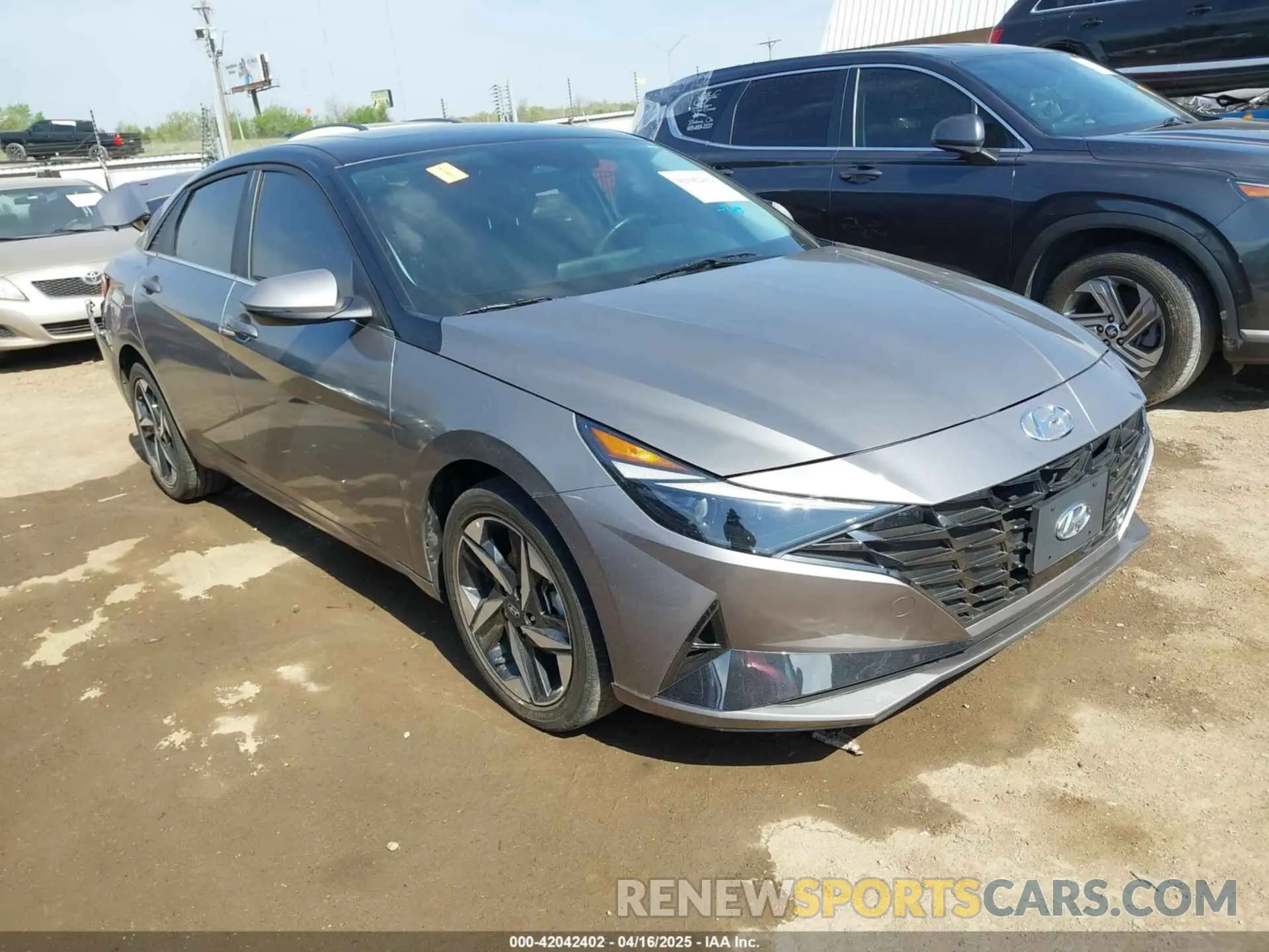 1 Фотография поврежденного автомобиля KMHLN4AJ5PU090614 HYUNDAI ELANTRA HYBRID 2023