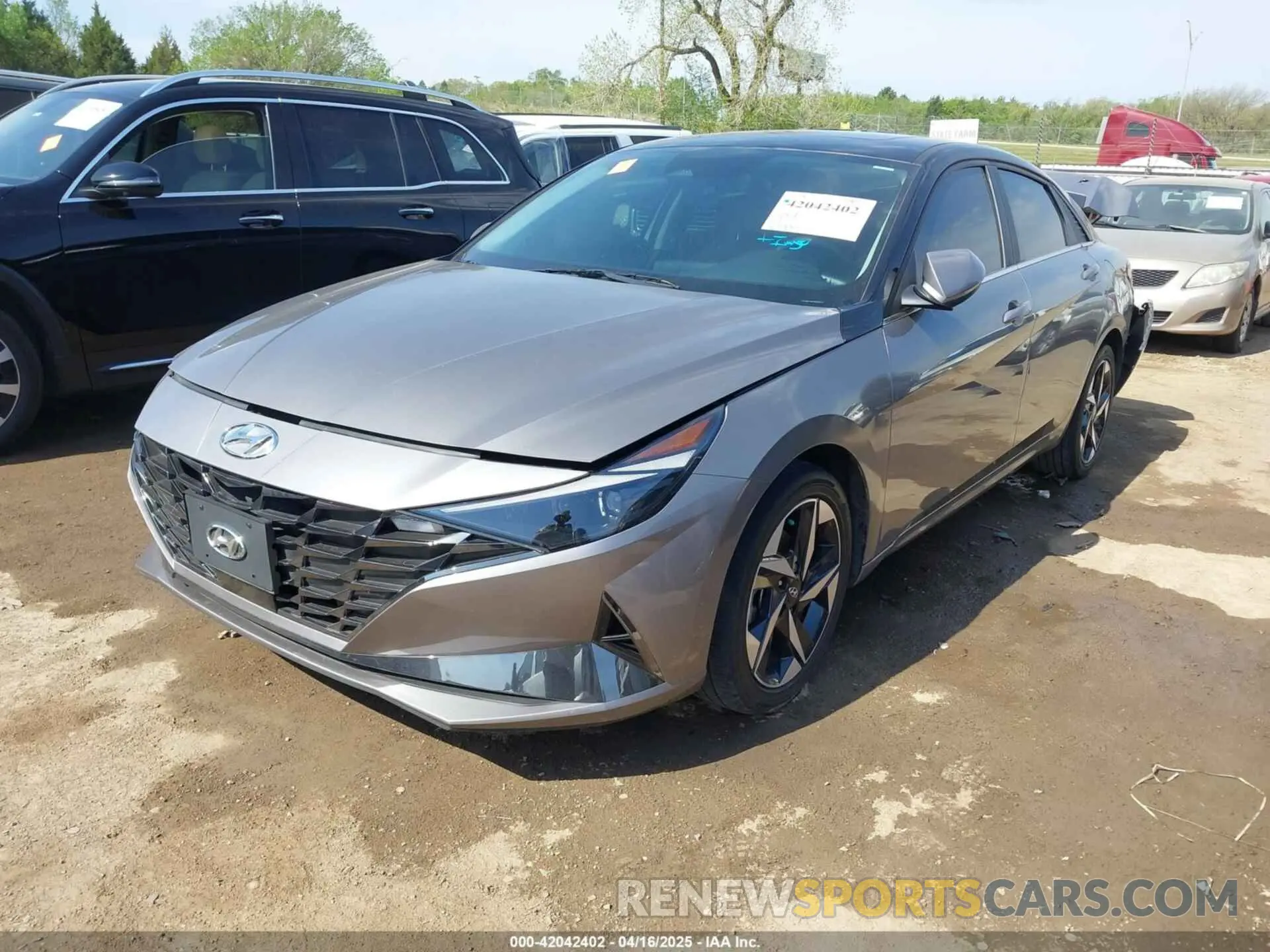 2 Фотография поврежденного автомобиля KMHLN4AJ5PU090614 HYUNDAI ELANTRA HYBRID 2023