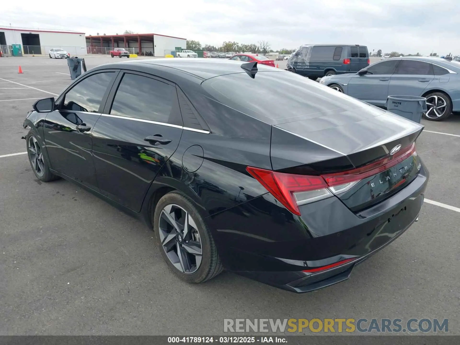 3 Фотография поврежденного автомобиля KMHLN4AJ6PU048131 HYUNDAI ELANTRA HYBRID 2023