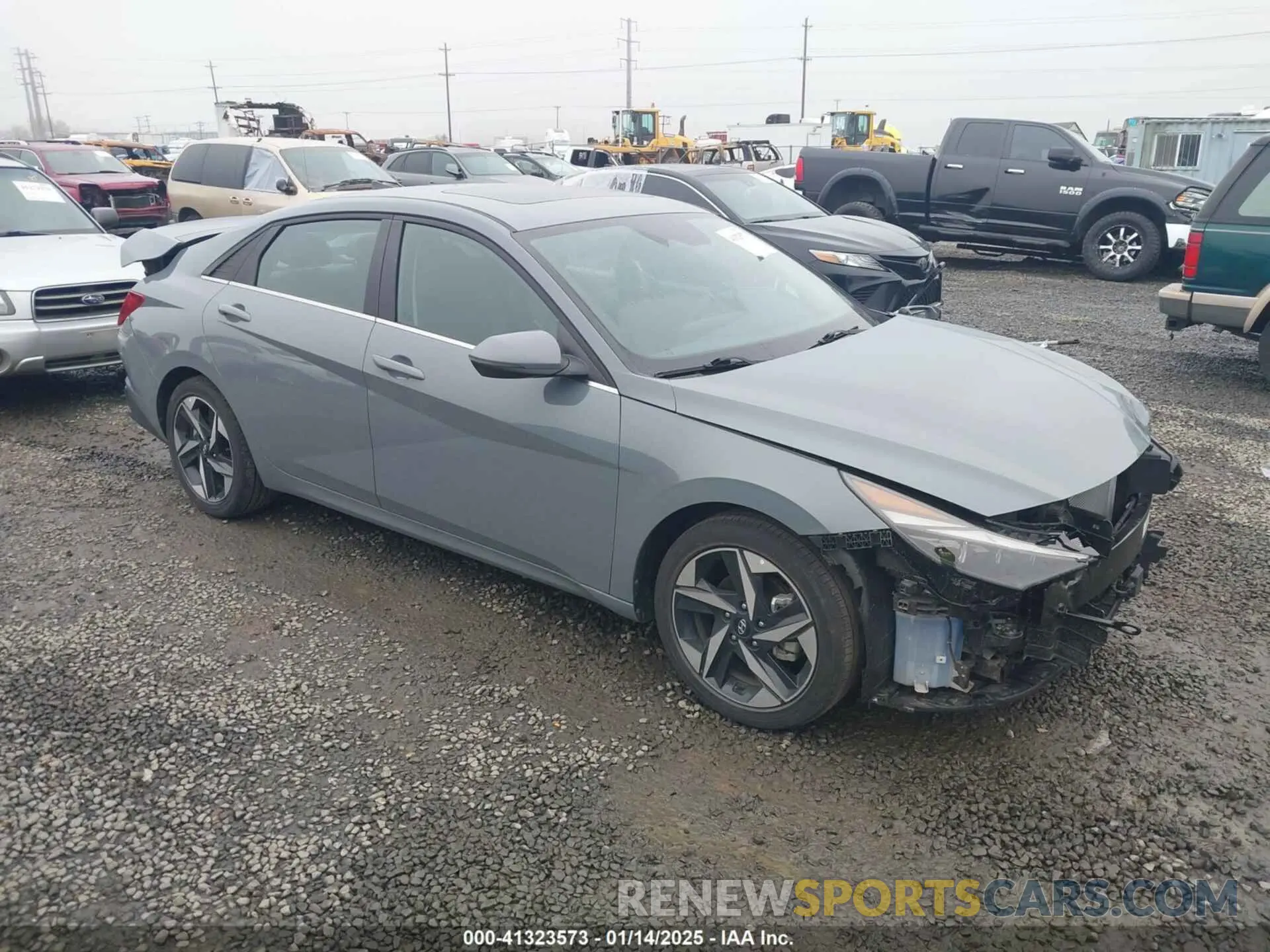 1 Фотография поврежденного автомобиля KMHLN4AJ7PU037333 HYUNDAI ELANTRA HYBRID 2023
