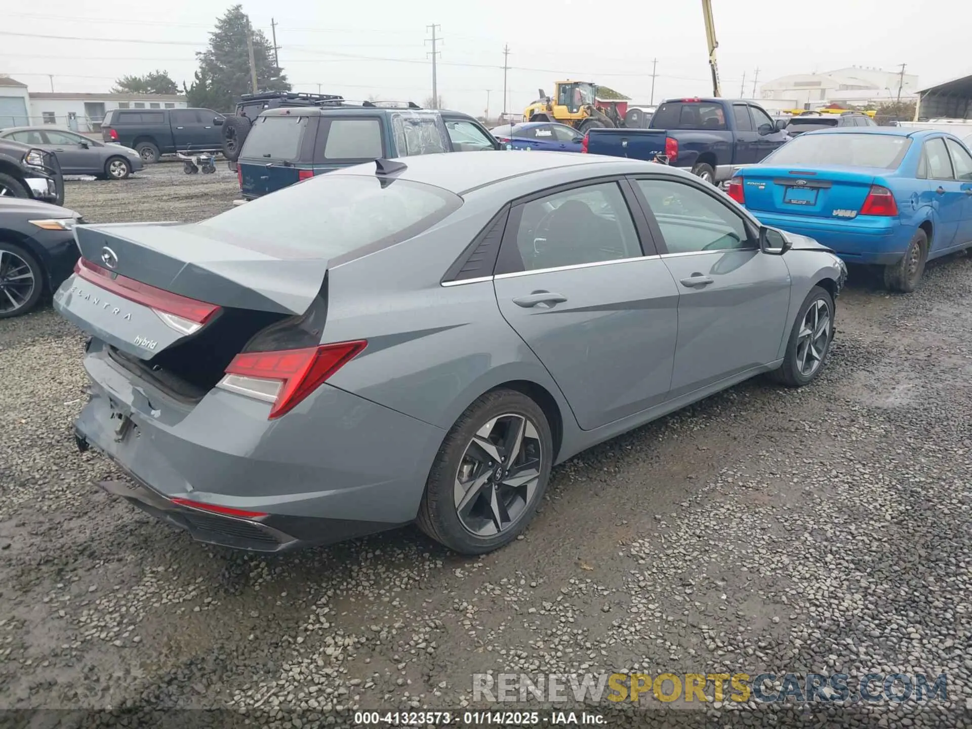 4 Фотография поврежденного автомобиля KMHLN4AJ7PU037333 HYUNDAI ELANTRA HYBRID 2023