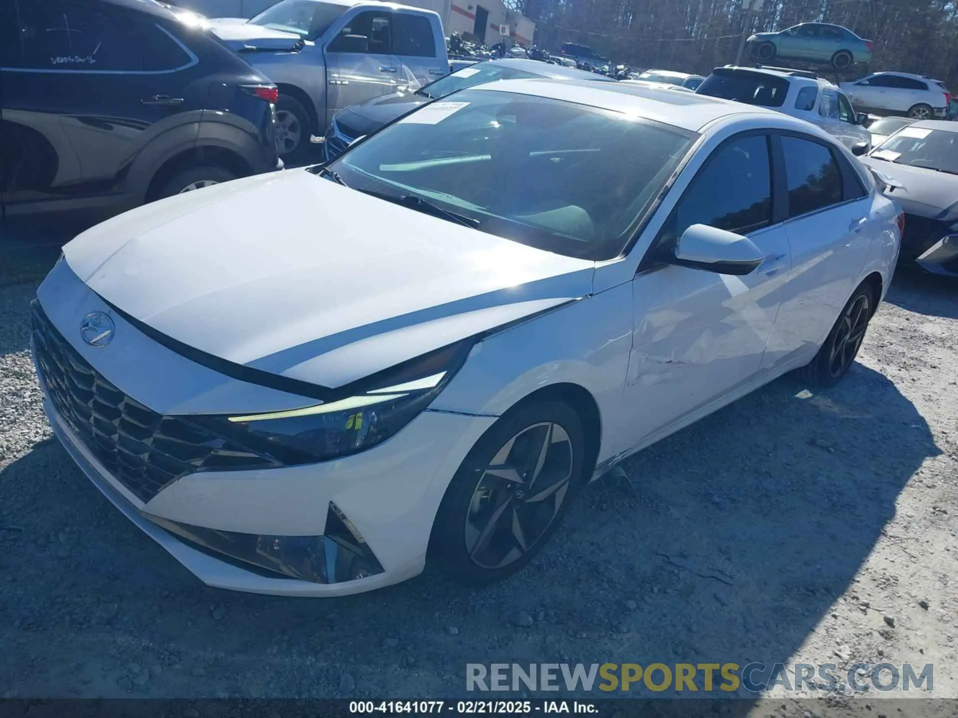 2 Фотография поврежденного автомобиля KMHLN4AJ7PU045447 HYUNDAI ELANTRA HYBRID 2023