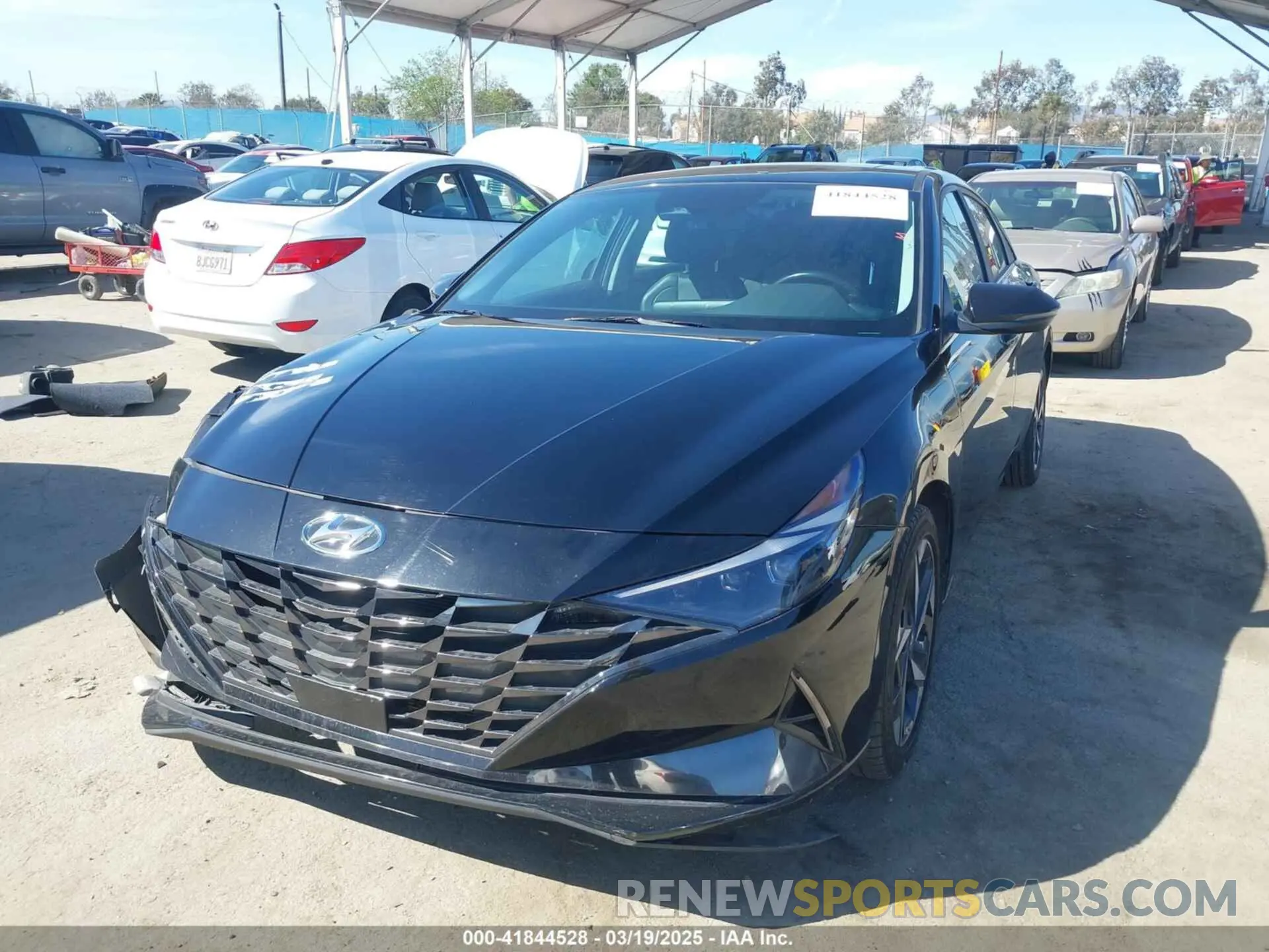 2 Фотография поврежденного автомобиля KMHLN4AJ7PU048266 HYUNDAI ELANTRA HYBRID 2023