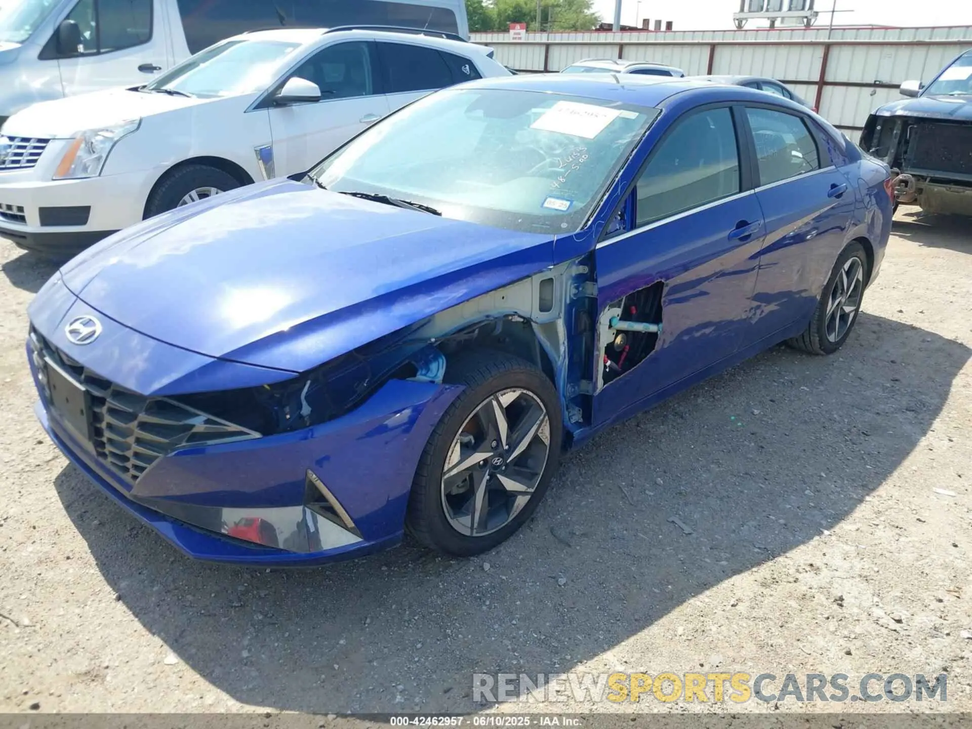2 Photograph of a damaged car KMHLN4AJ7PU057503 HYUNDAI ELANTRA HYBRID 2023