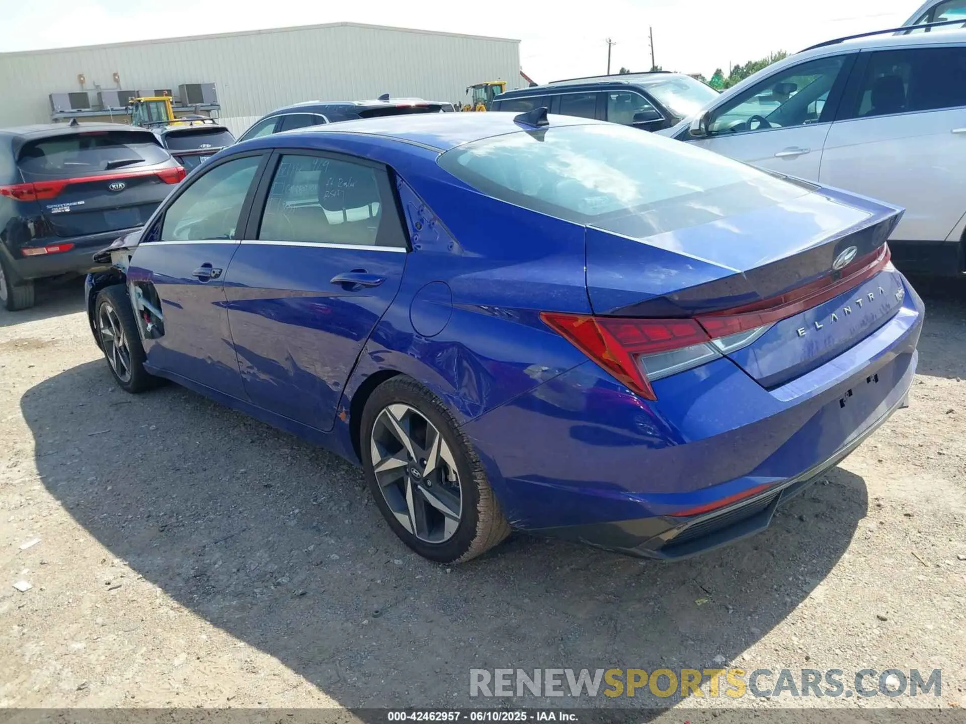 3 Photograph of a damaged car KMHLN4AJ7PU057503 HYUNDAI ELANTRA HYBRID 2023