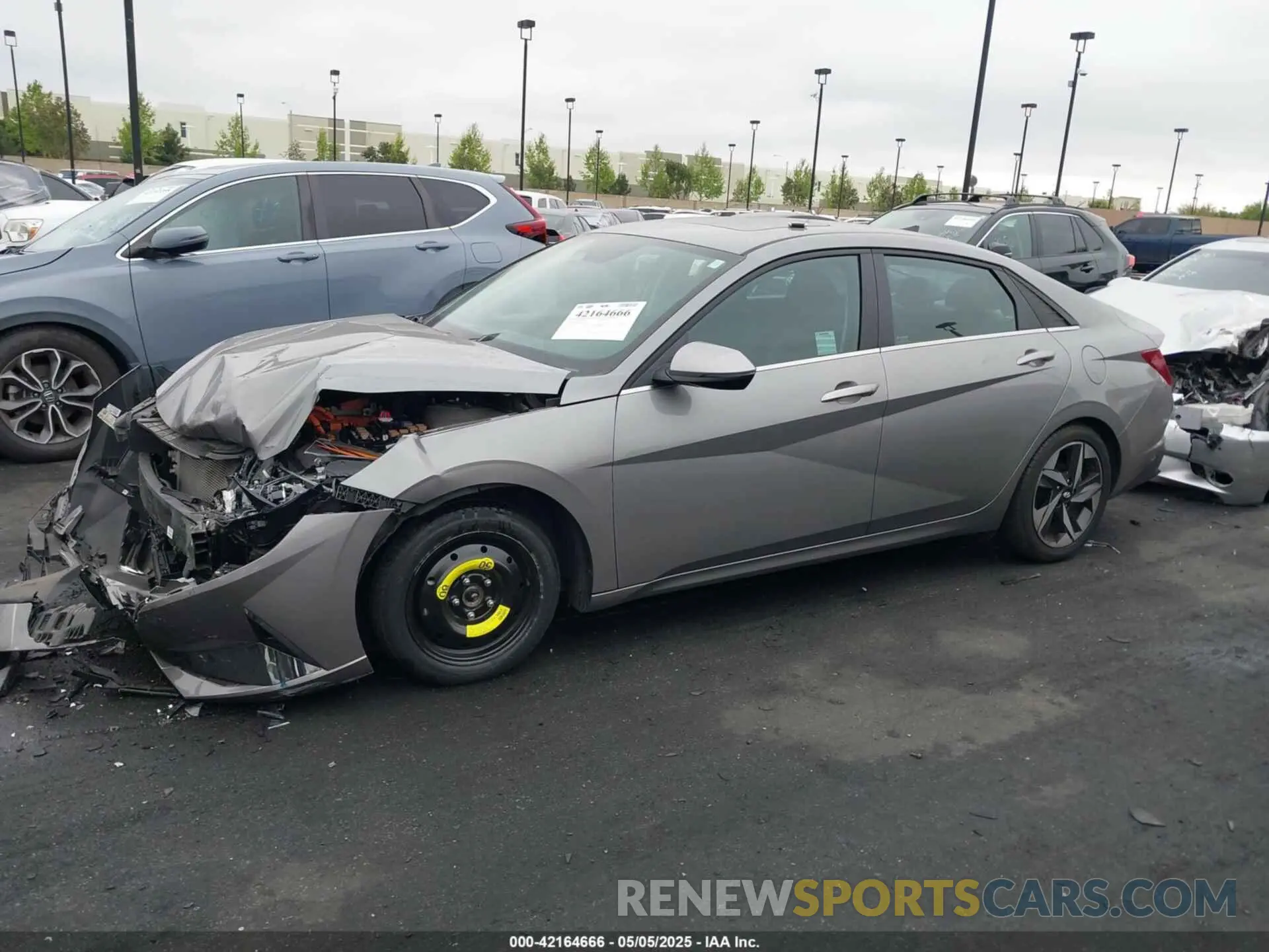 14 Photograph of a damaged car KMHLN4AJ7PU077301 HYUNDAI ELANTRA HYBRID 2023