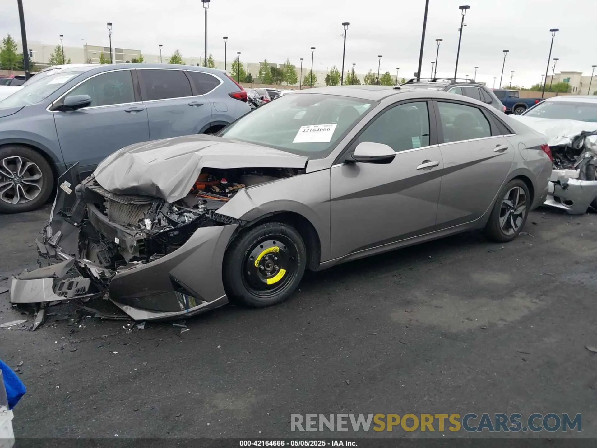 2 Photograph of a damaged car KMHLN4AJ7PU077301 HYUNDAI ELANTRA HYBRID 2023