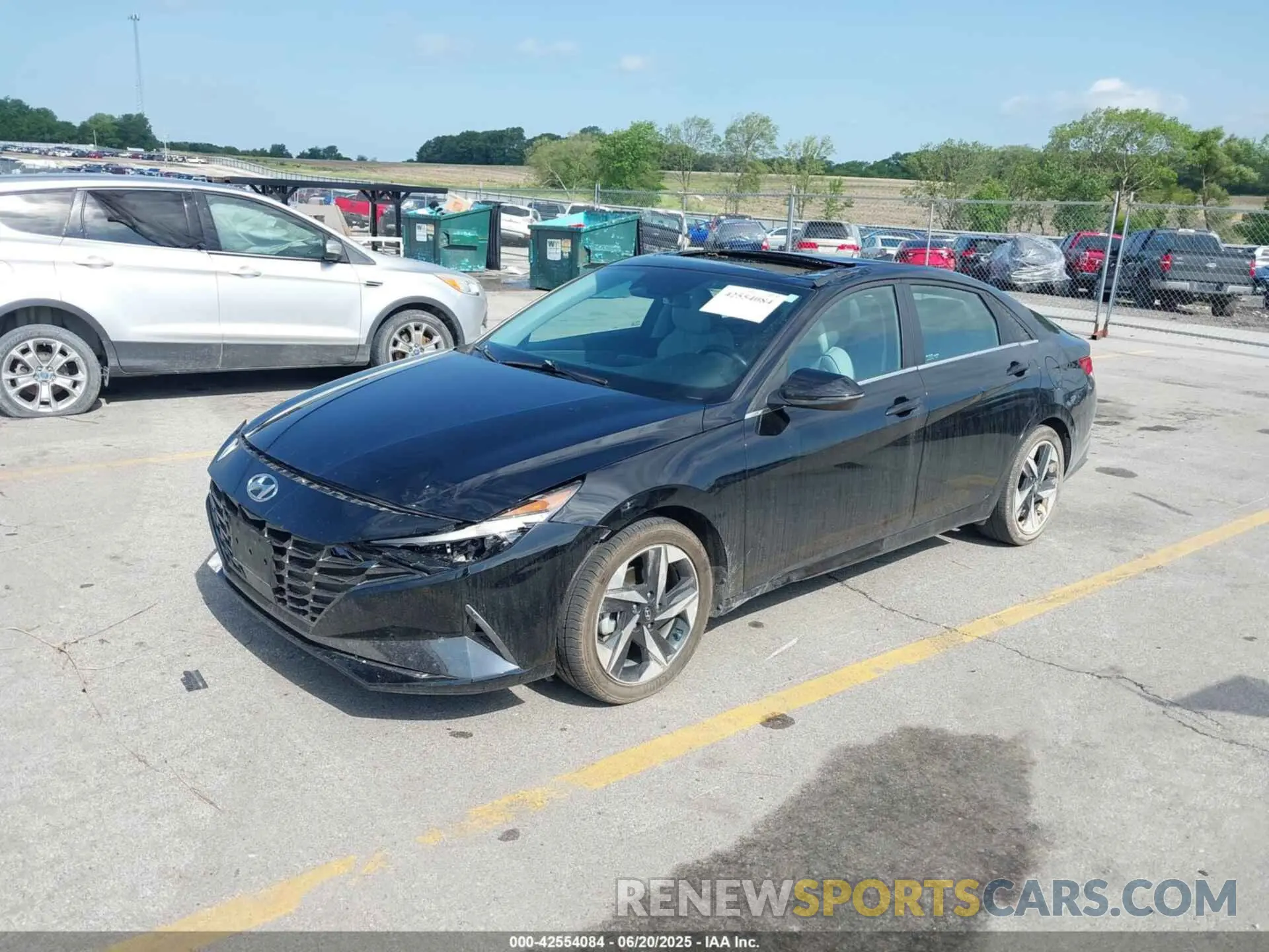 2 Photograph of a damaged car KMHLN4AJ7PU087214 HYUNDAI ELANTRA HYBRID 2023