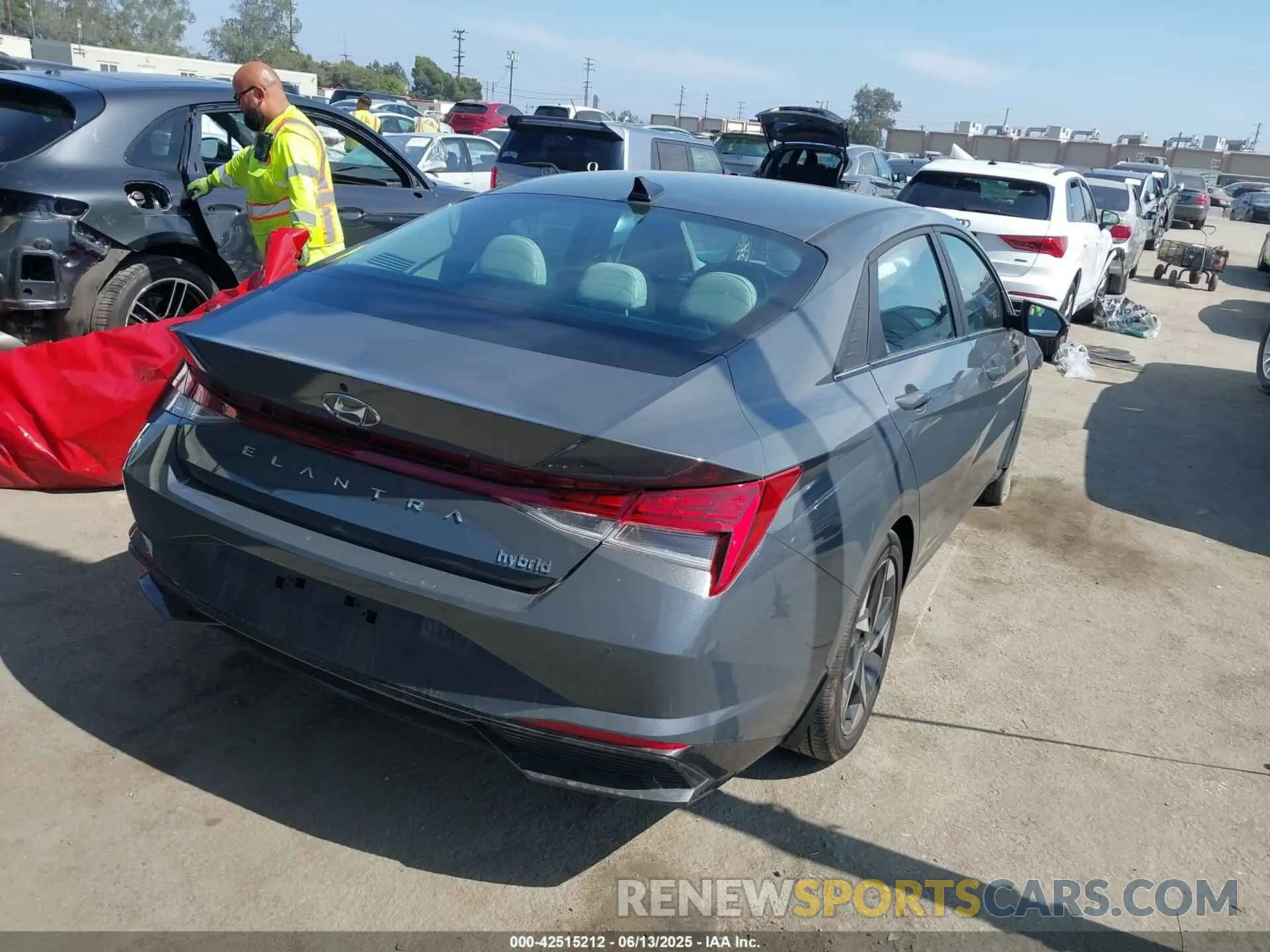 4 Photograph of a damaged car KMHLN4AJ8PU074892 HYUNDAI ELANTRA HYBRID 2023