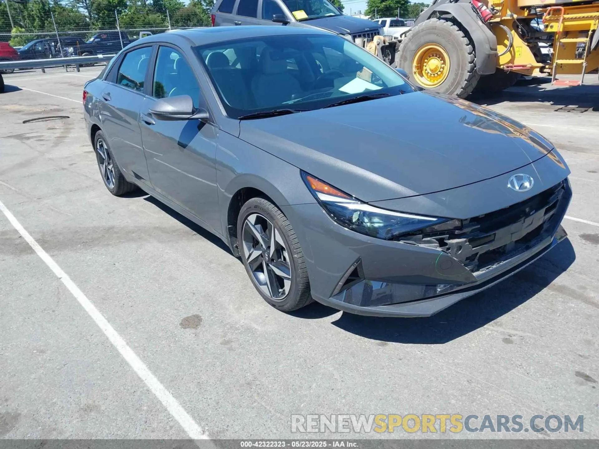 1 Фотография поврежденного автомобиля KMHLN4AJ9PU083715 HYUNDAI ELANTRA HYBRID 2023