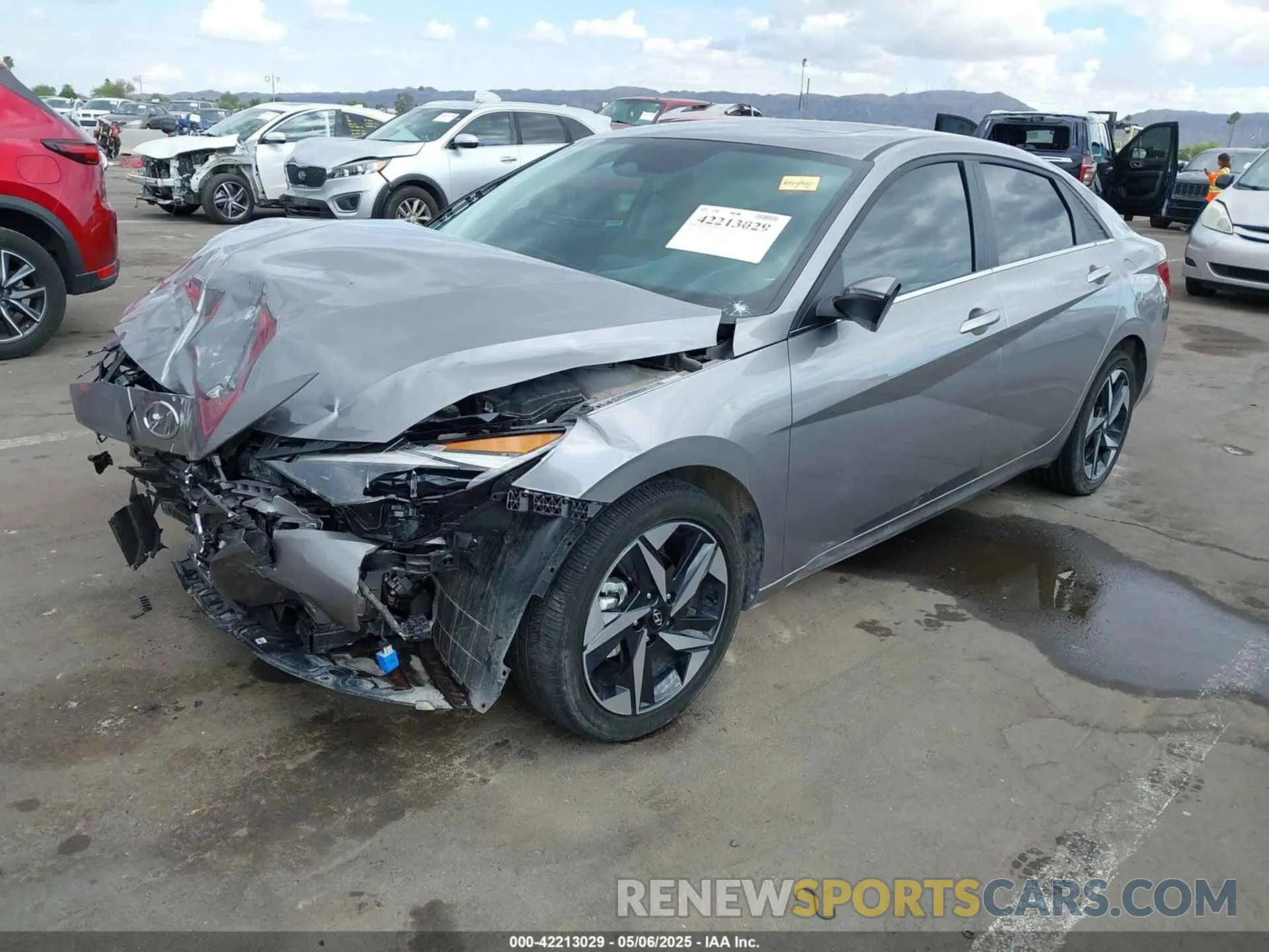 2 Photograph of a damaged car KMHLN4AJ9PU092057 HYUNDAI ELANTRA HYBRID 2023