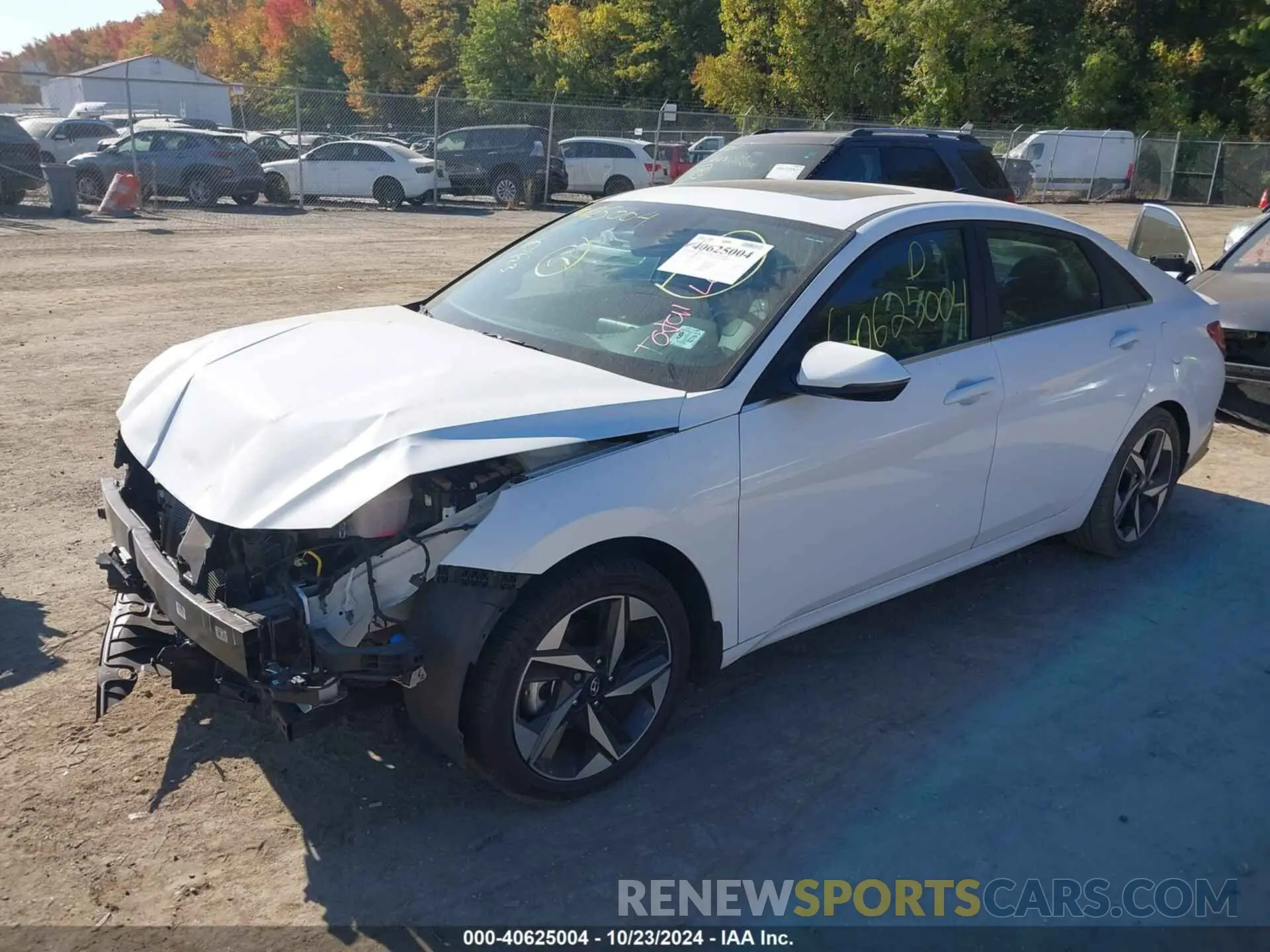 2 Фотография поврежденного автомобиля KMHLN4AJXPU038556 HYUNDAI ELANTRA HYBRID 2023