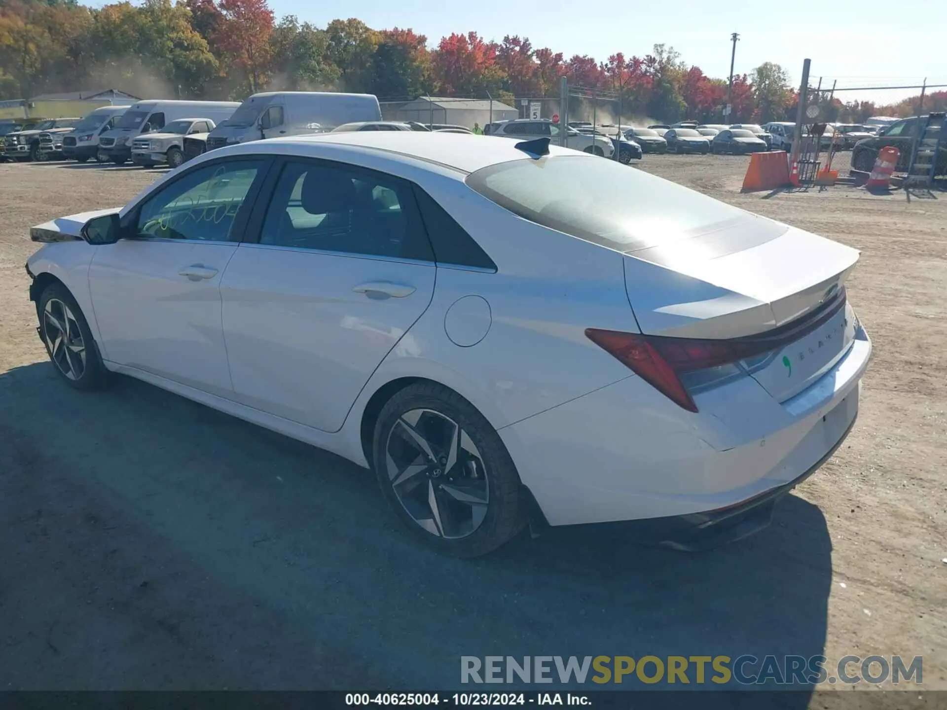 3 Фотография поврежденного автомобиля KMHLN4AJXPU038556 HYUNDAI ELANTRA HYBRID 2023