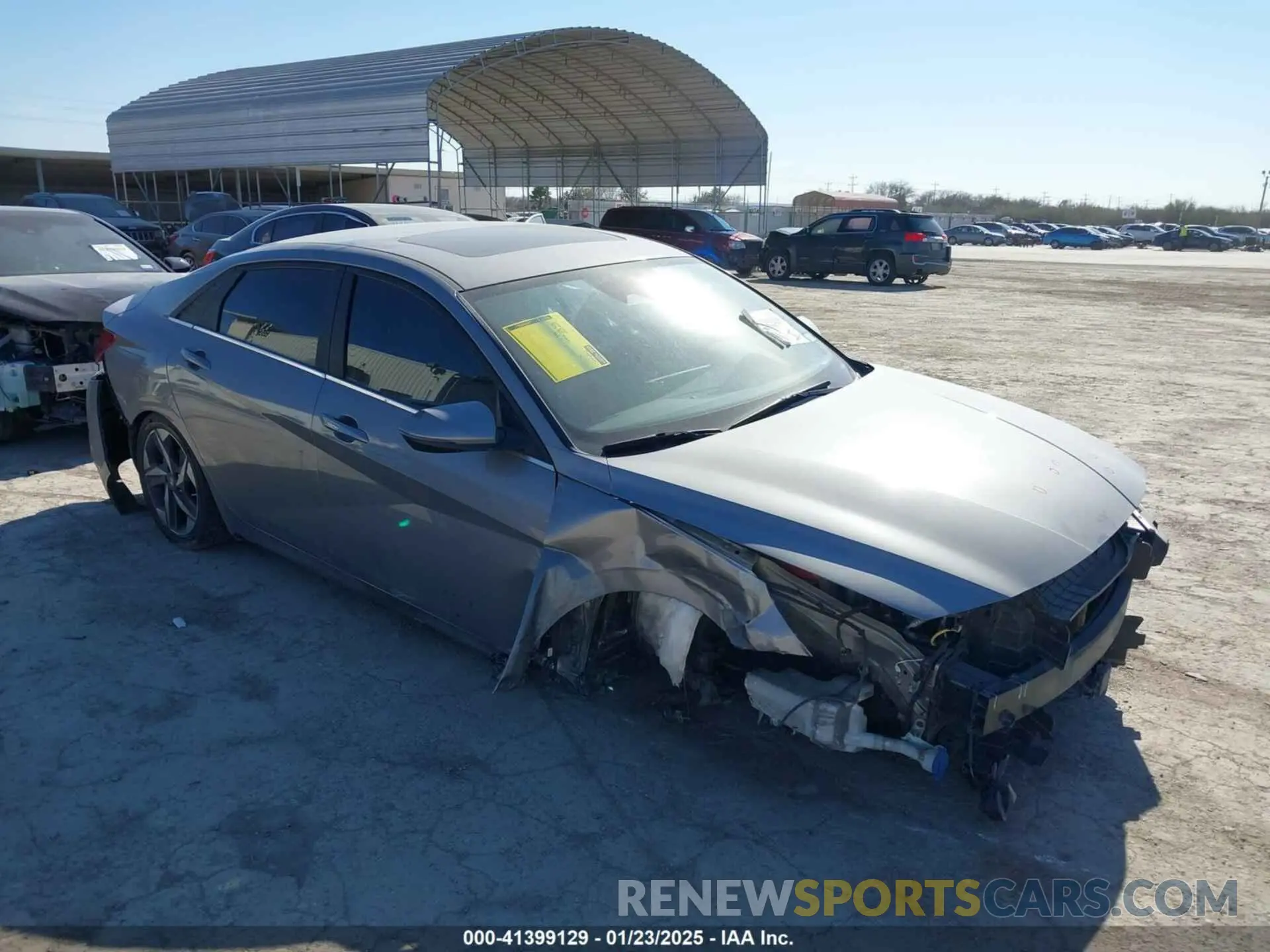 1 Фотография поврежденного автомобиля KMHLN4AJXPU043305 HYUNDAI ELANTRA HYBRID 2023