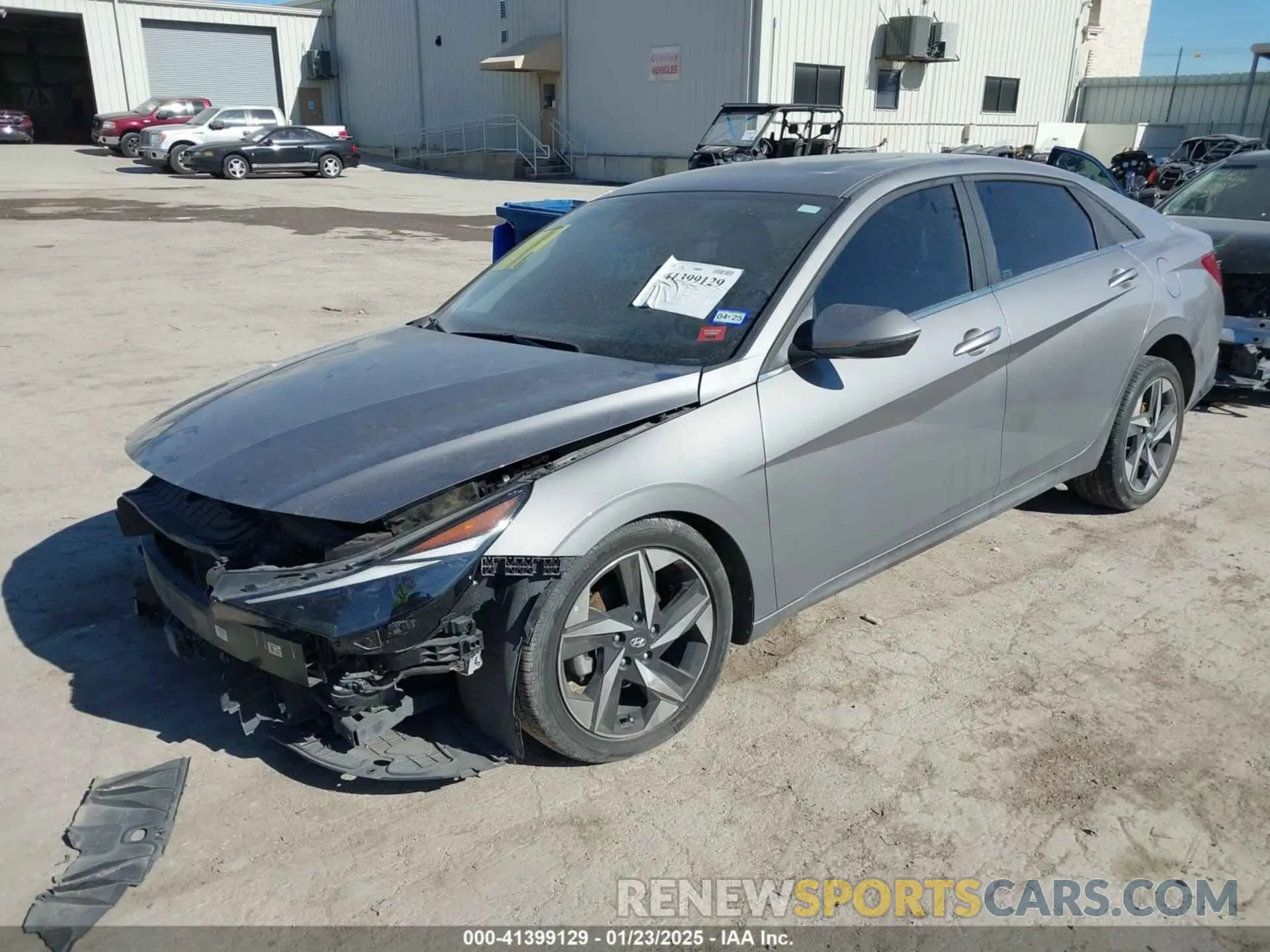 2 Фотография поврежденного автомобиля KMHLN4AJXPU043305 HYUNDAI ELANTRA HYBRID 2023