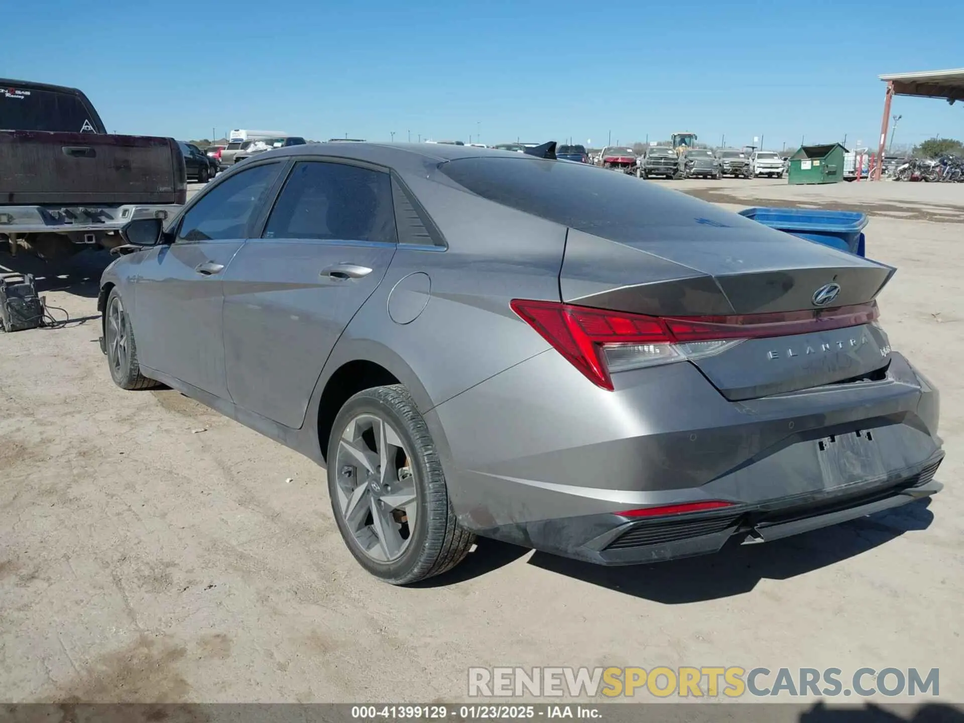 3 Фотография поврежденного автомобиля KMHLN4AJXPU043305 HYUNDAI ELANTRA HYBRID 2023