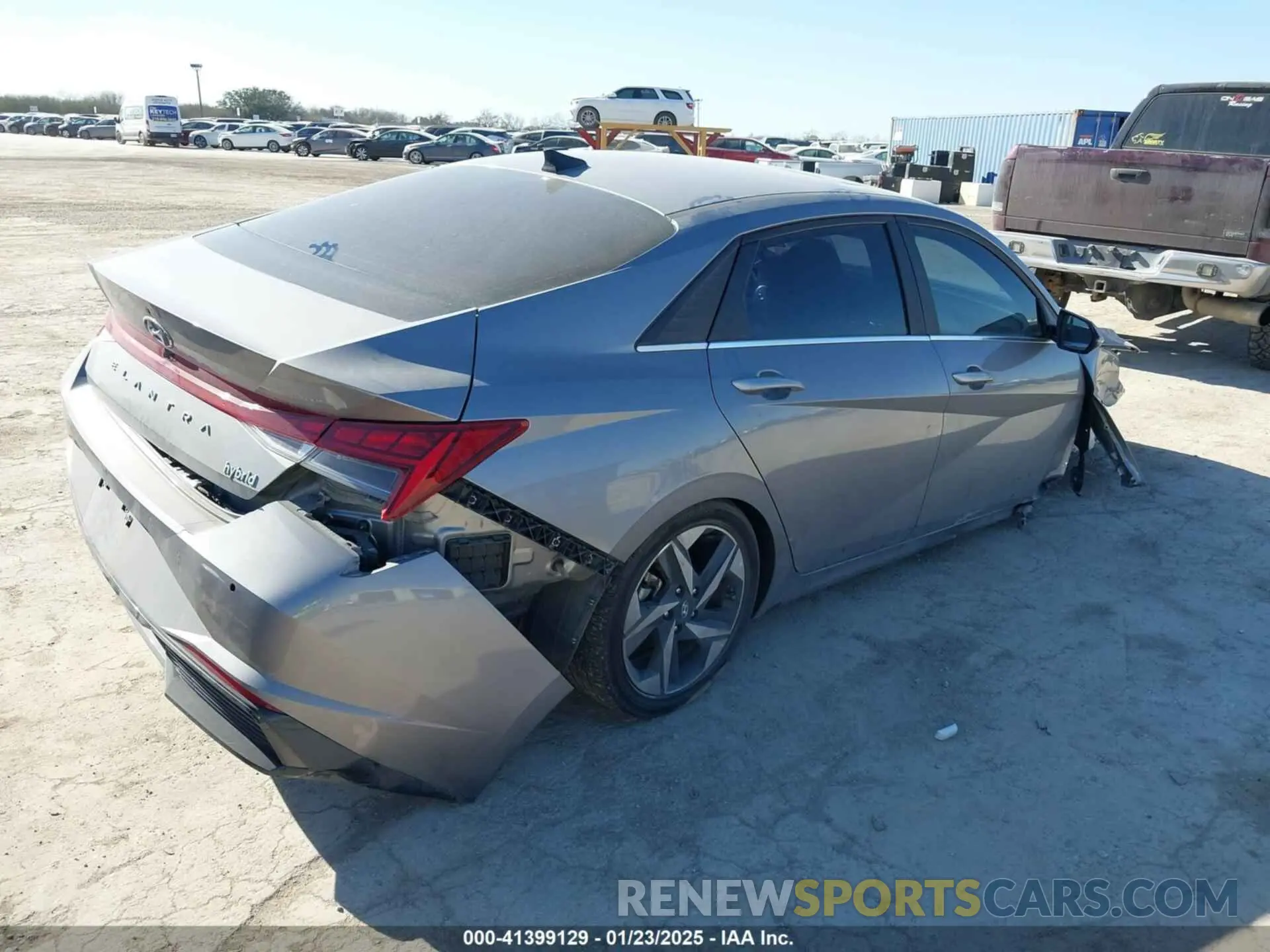 4 Фотография поврежденного автомобиля KMHLN4AJXPU043305 HYUNDAI ELANTRA HYBRID 2023