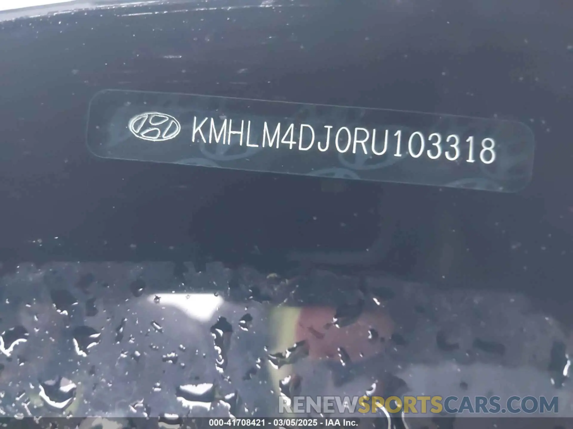 9 Photograph of a damaged car KMHLM4DJ0RU103318 HYUNDAI ELANTRA HYBRID 2024