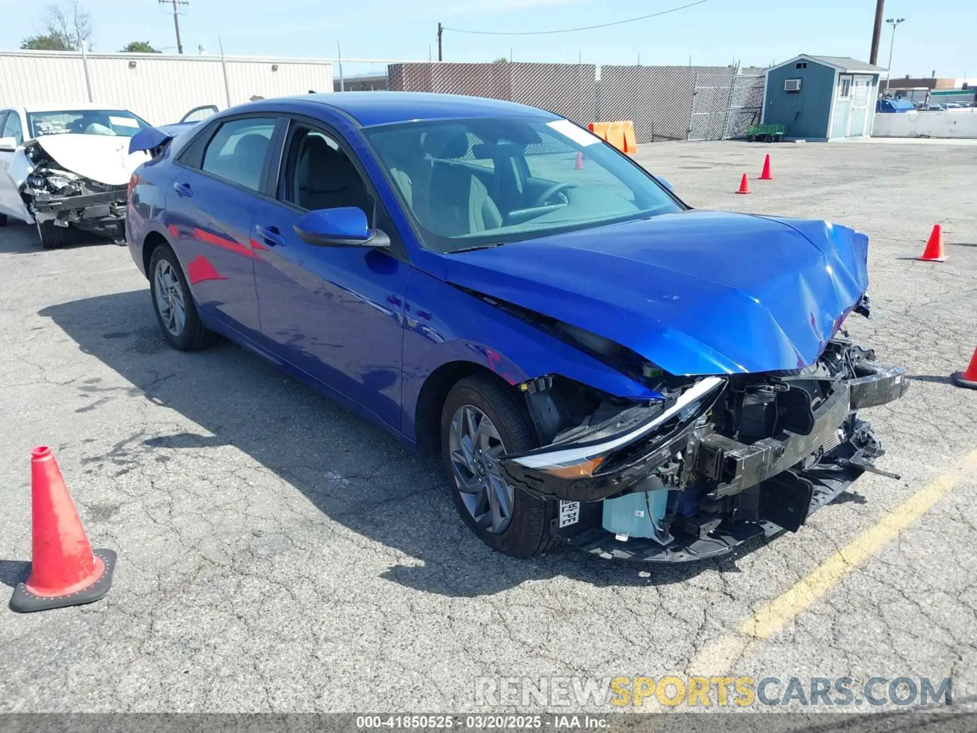 1 Photograph of a damaged car KMHLM4DJ7RU108483 HYUNDAI ELANTRA HYBRID 2024