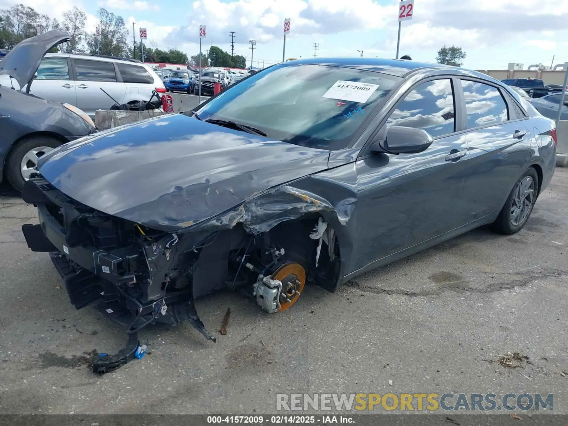 2 Photograph of a damaged car KMHLM4DJXRU093428 HYUNDAI ELANTRA HYBRID 2024